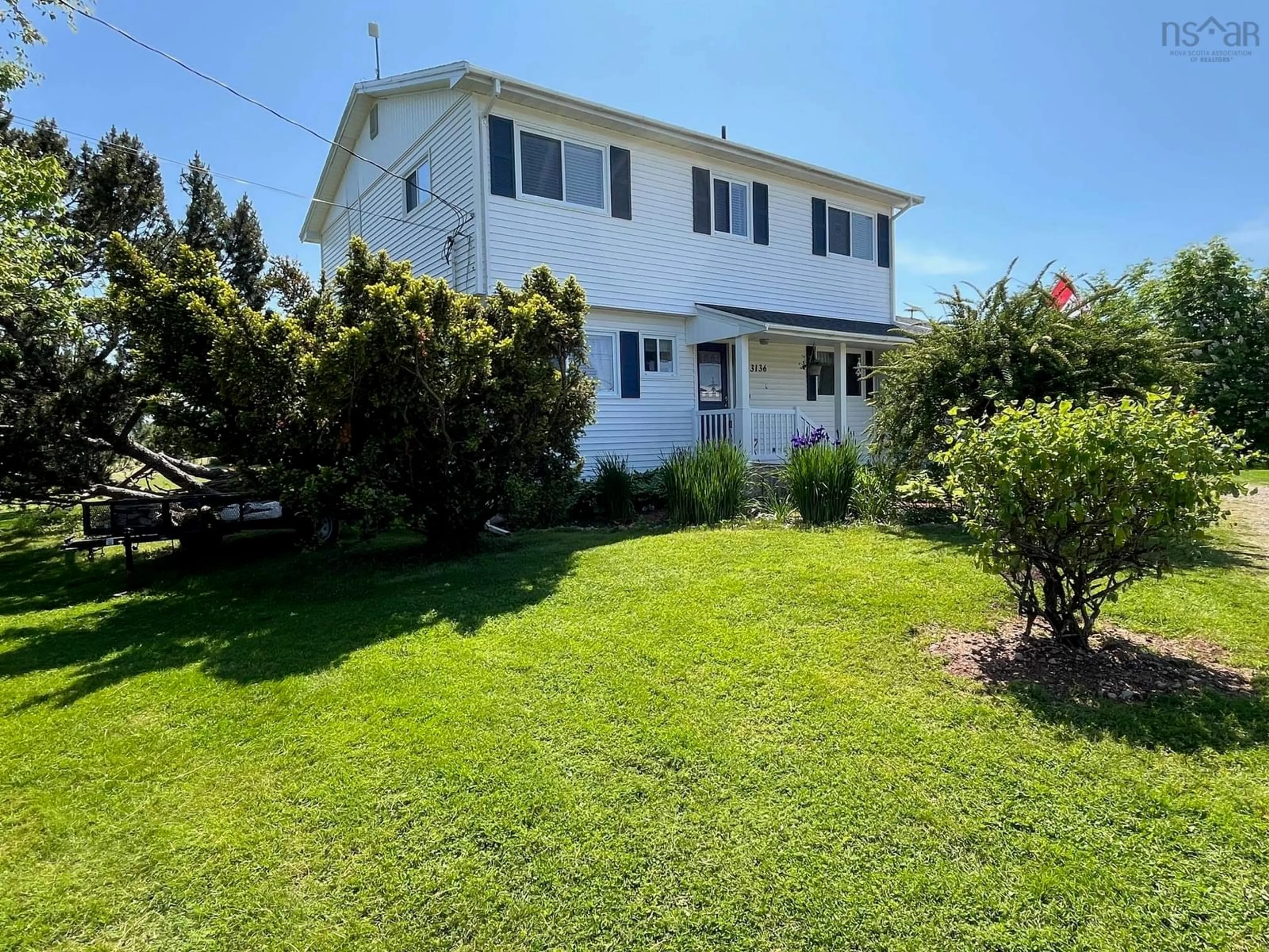 A pic from outside/outdoor area/front of a property/back of a property/a pic from drone, unknown for 3136 Highway 2, Economy Nova Scotia B0M 1B0