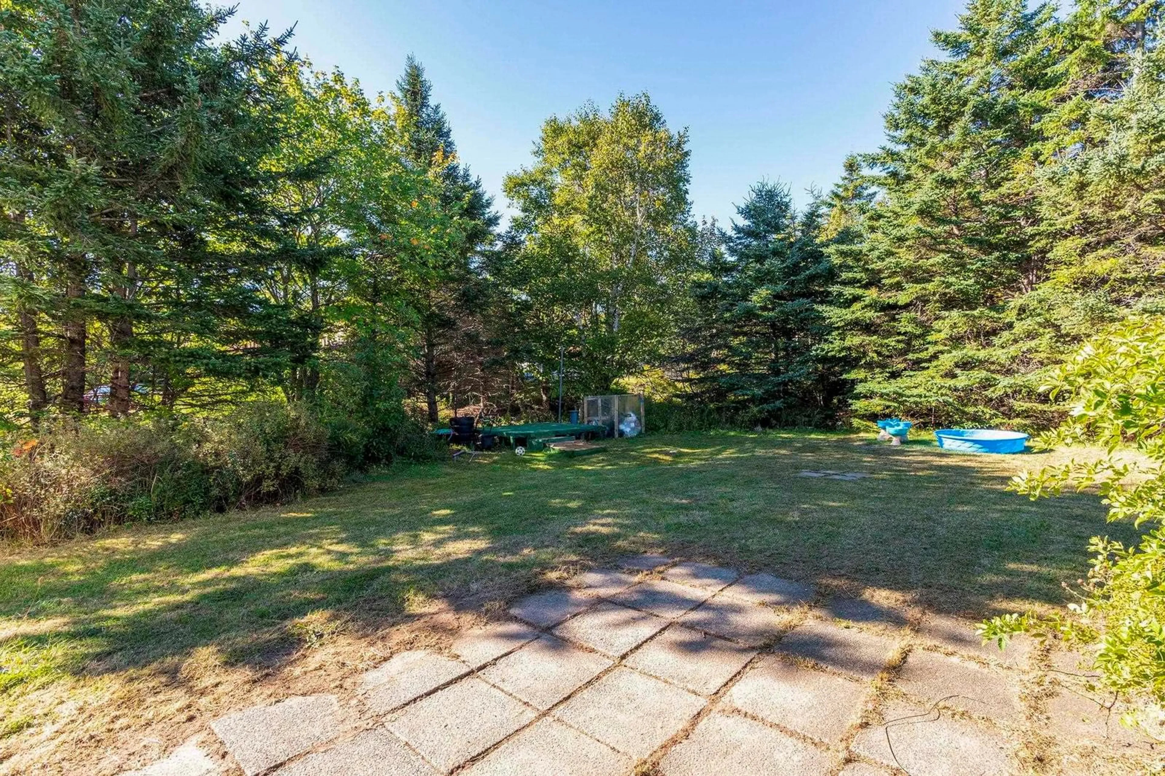 Patio, forest/trees view for 161 + 163 Ketch Harbour Rd, Herring Cove Nova Scotia B3J 1J5