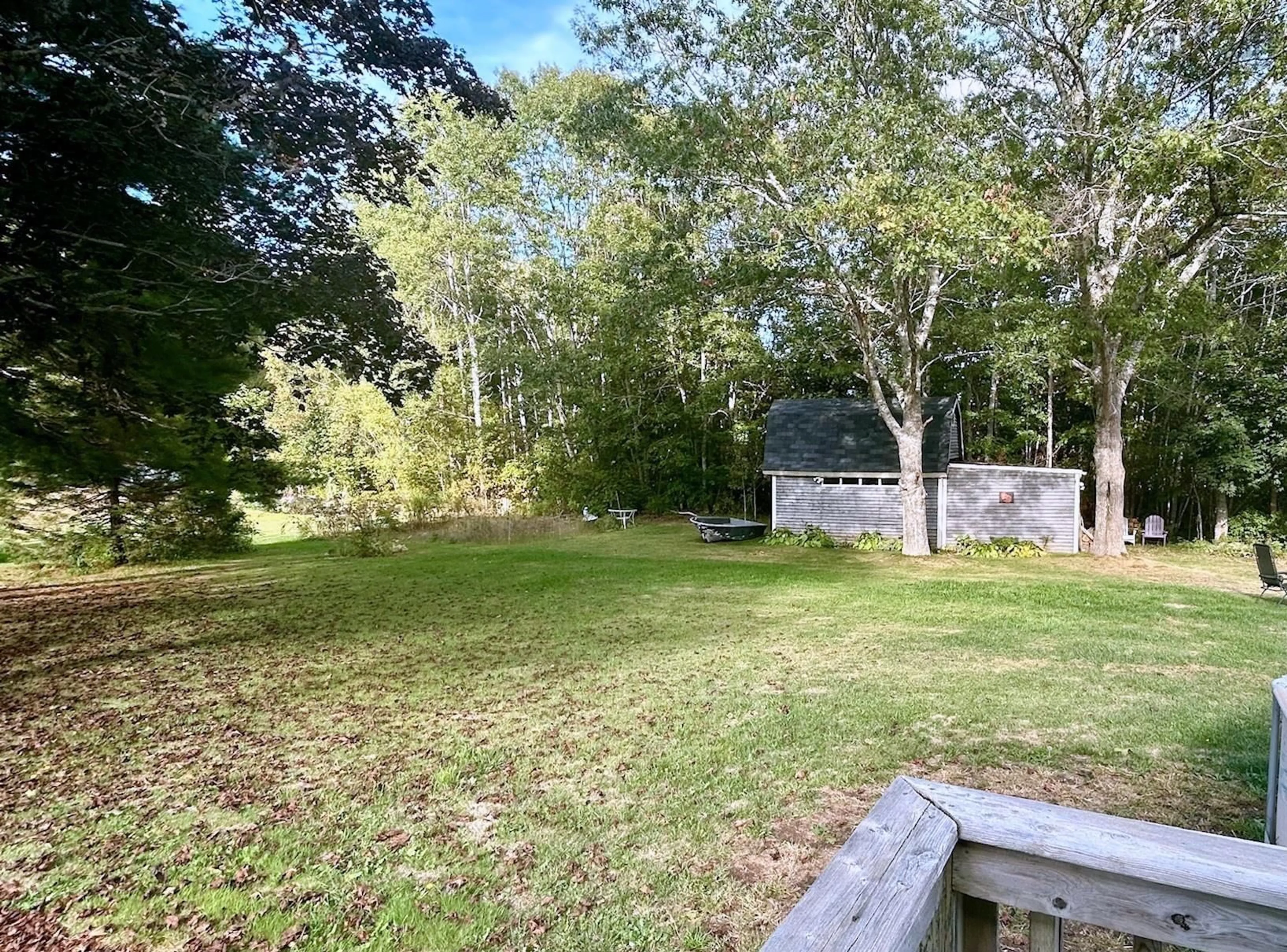 A pic from outside/outdoor area/front of a property/back of a property/a pic from drone, forest/trees view for 1419 Highway 331, Pleasantville Nova Scotia B0R 1G0