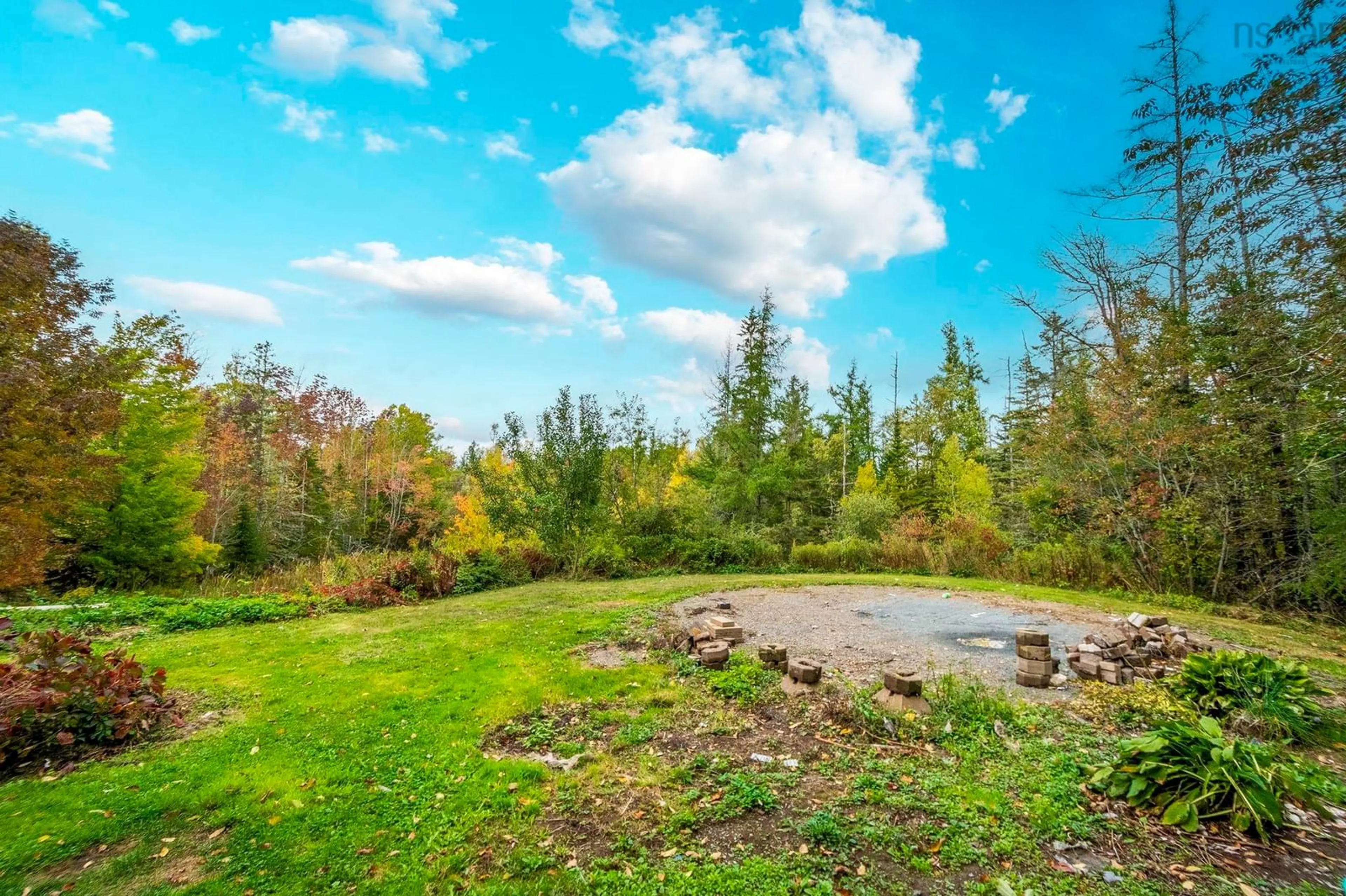 Patio, forest/trees view for 194 Mines Rd, West Gore Nova Scotia B0N 1P0