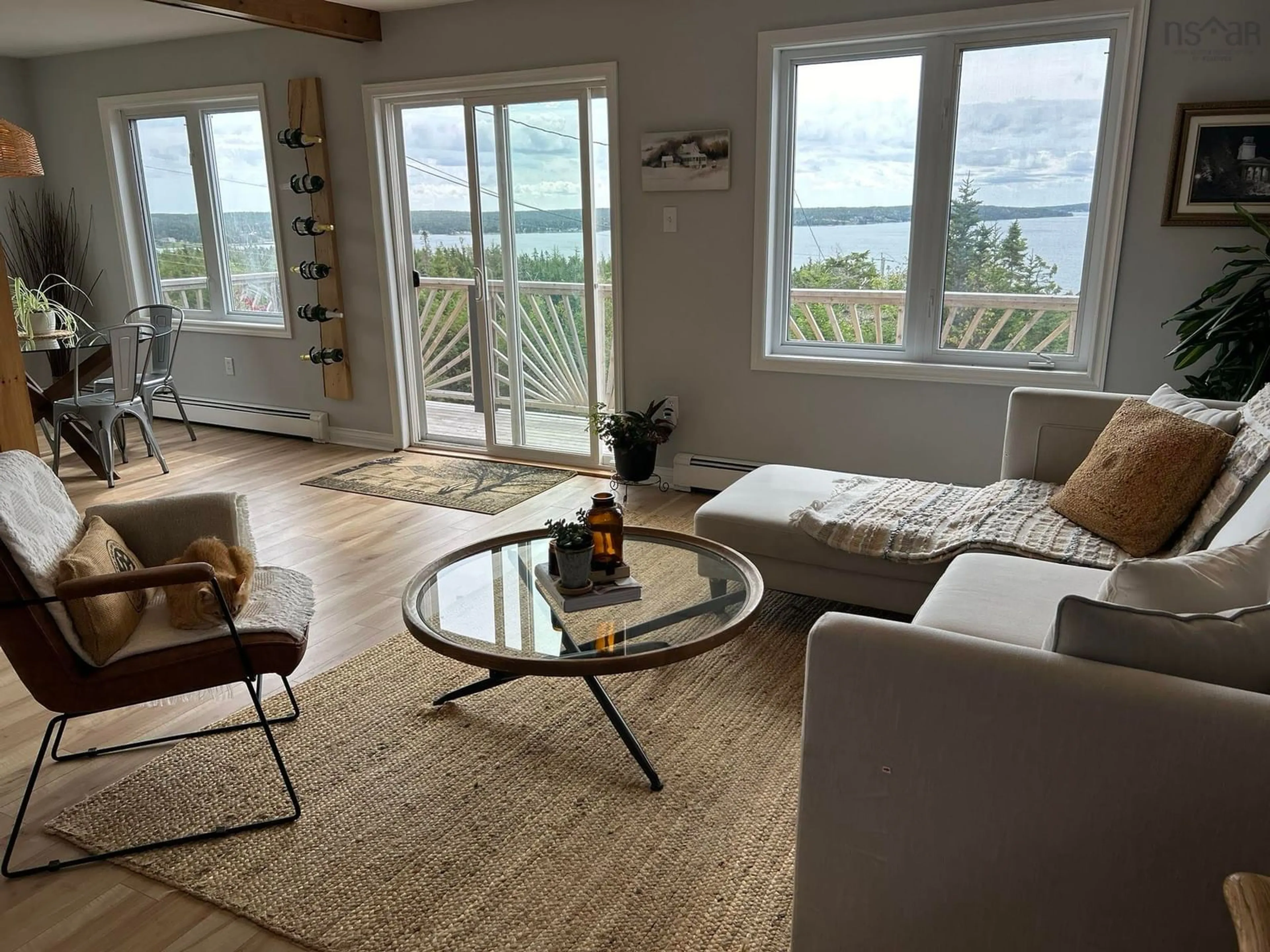 Living room with furniture, unknown for 26 Split Rock Dr, Salmon River Nova Scotia B0J 1P0