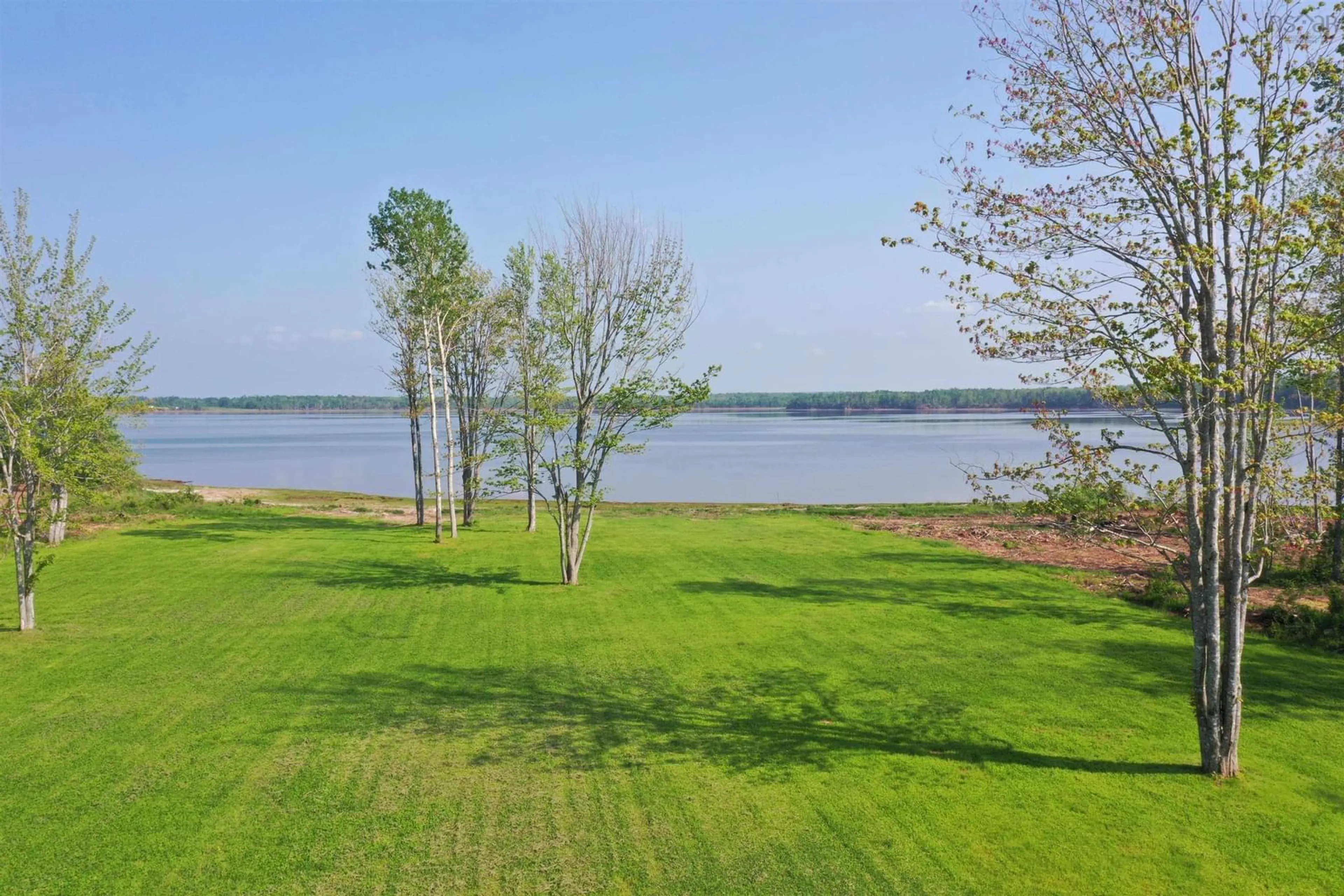 A pic from outside/outdoor area/front of a property/back of a property/a pic from drone, water/lake/river/ocean view for 81 Hansen Dr, West Pugwash Nova Scotia B0K 1L0