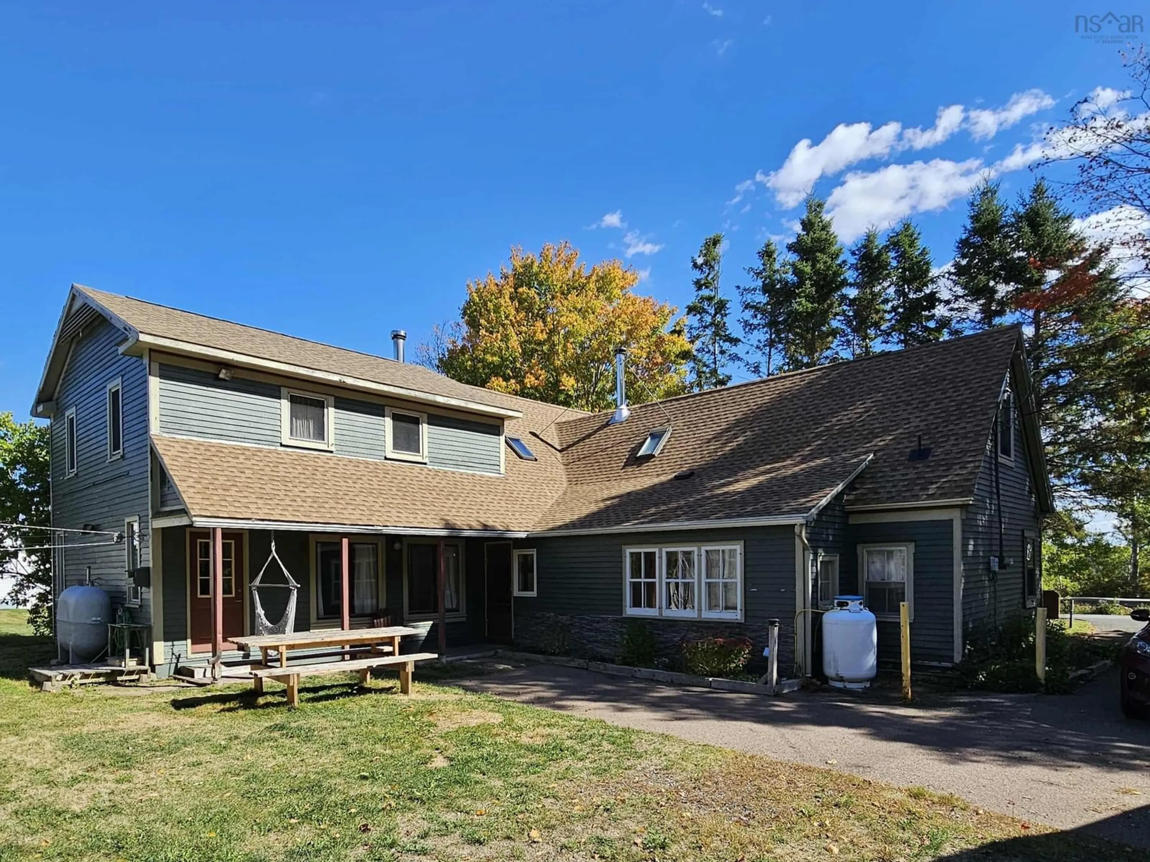A pic from outside/outdoor area/front of a property/back of a property/a pic from drone, street for 8671 Highway 2, Great Village Nova Scotia B0M 1L0
