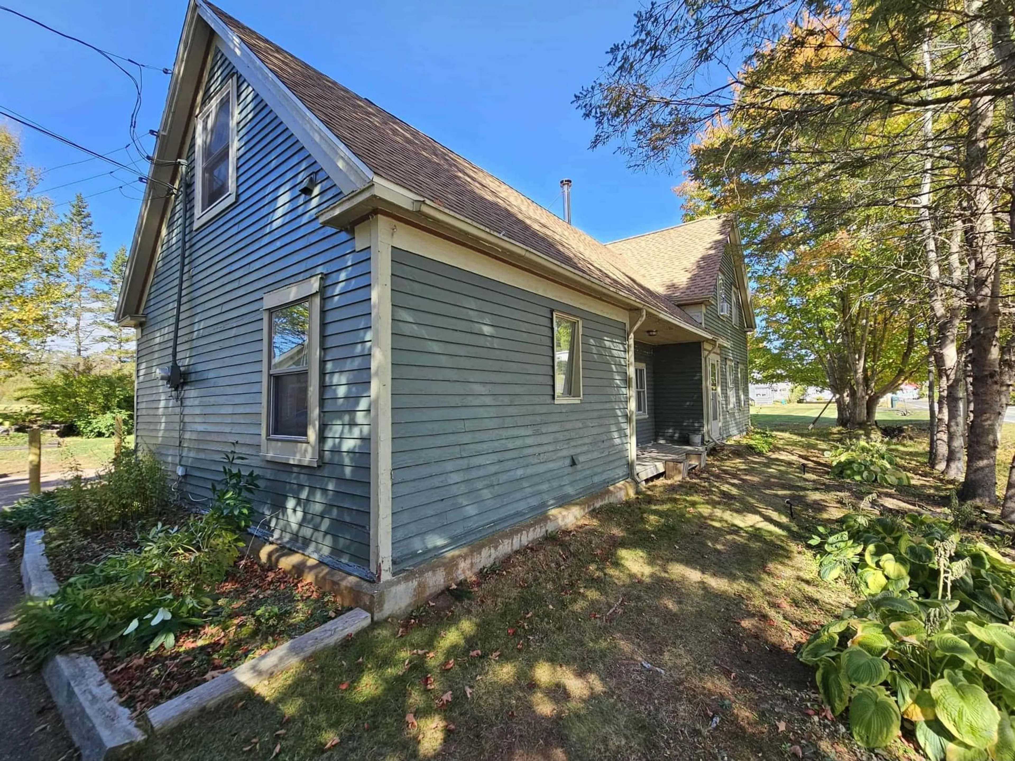 A pic from outside/outdoor area/front of a property/back of a property/a pic from drone, street for 8671 Highway 2, Great Village Nova Scotia B0M 1L0