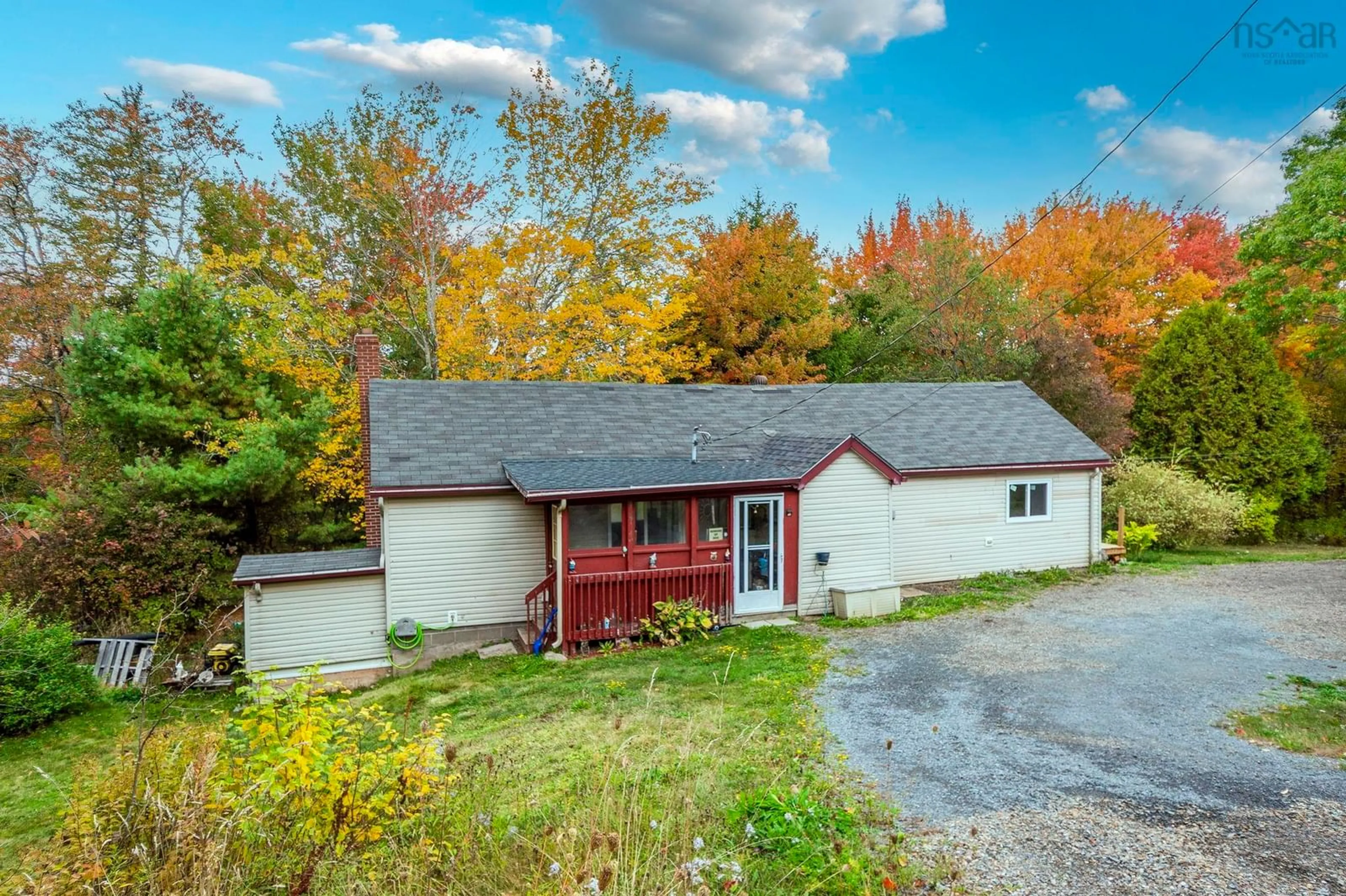 A pic from outside/outdoor area/front of a property/back of a property/a pic from drone, unknown for 4023 Highway 236, Kennetcook Nova Scotia B0N 1T0