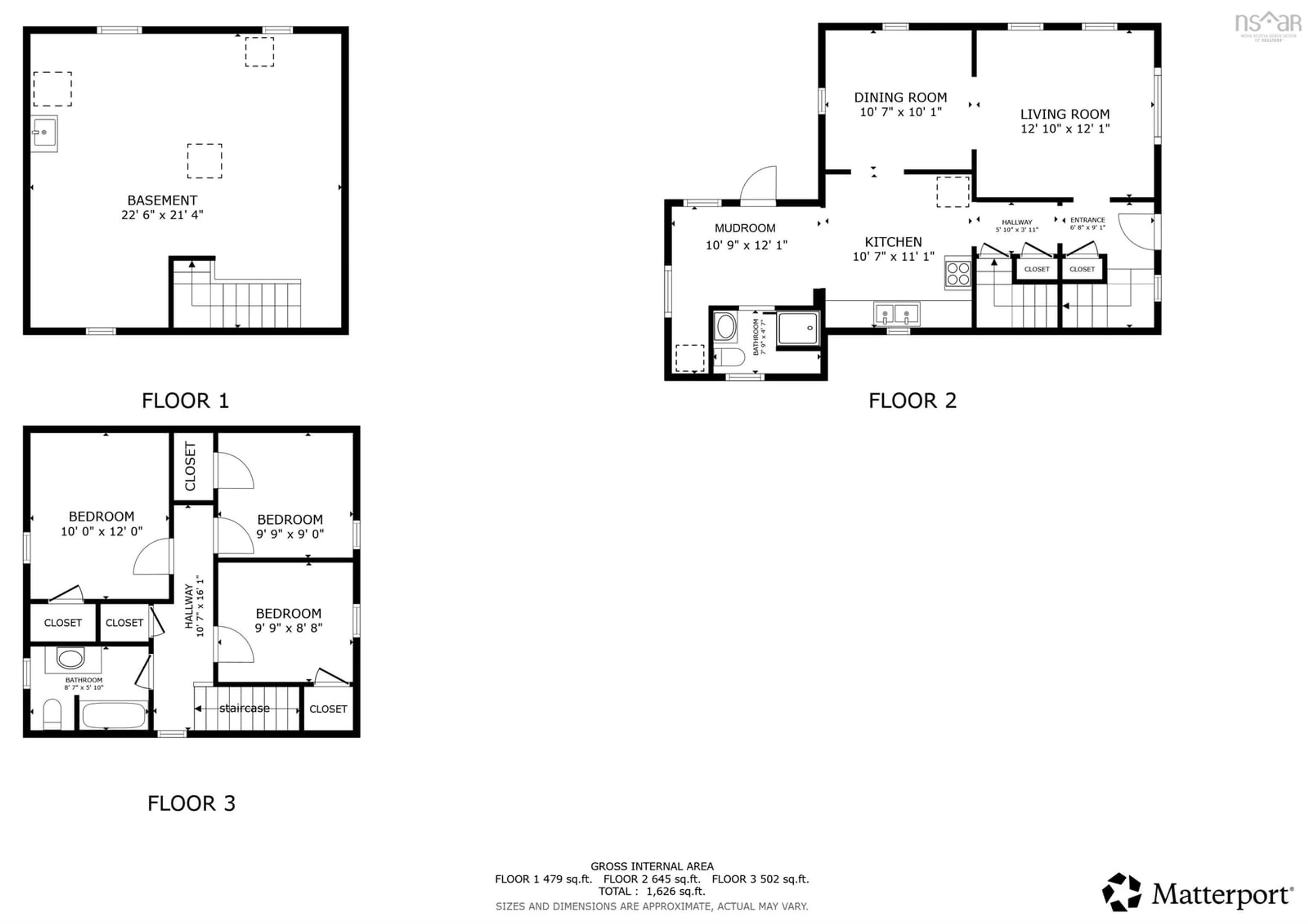 Floor plan for 6 Valkyrie Cres, Dartmouth Nova Scotia B2W 5B6