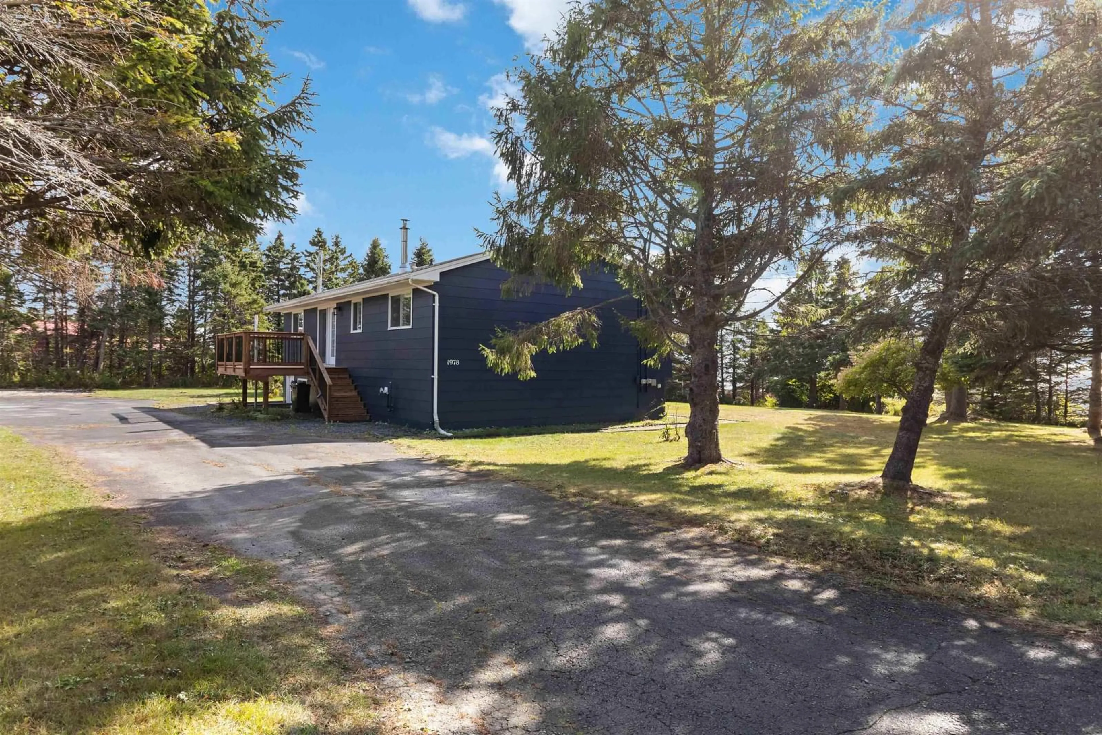 A pic from outside/outdoor area/front of a property/back of a property/a pic from drone, street for 1978 Caldwell Rd, Eastern Passage Nova Scotia B3G 1J1