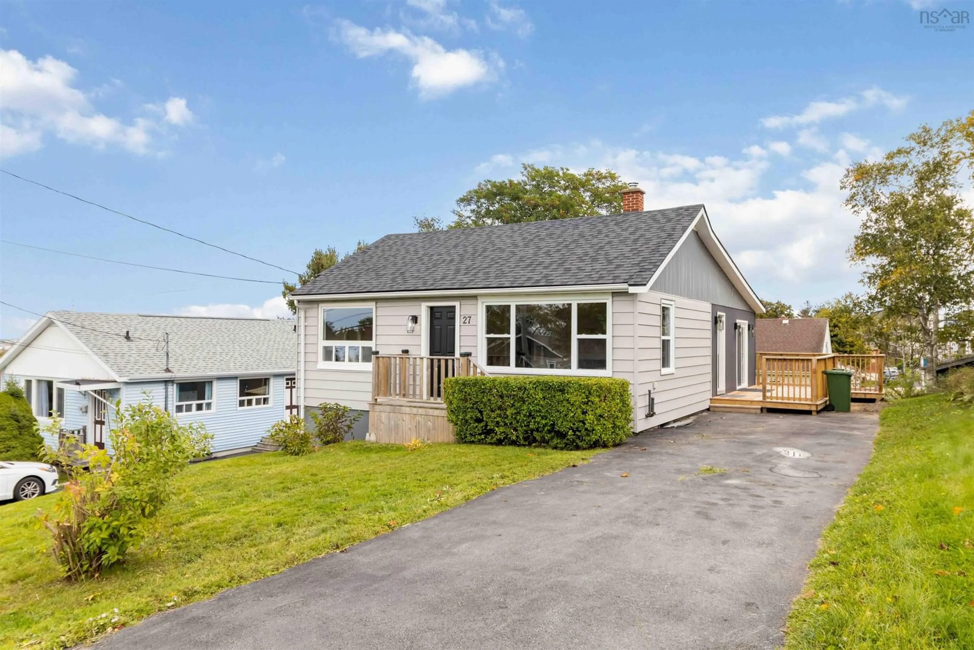 Home with vinyl exterior material, street for 27 Arvida Ave, Halifax Nova Scotia B3R 1K7