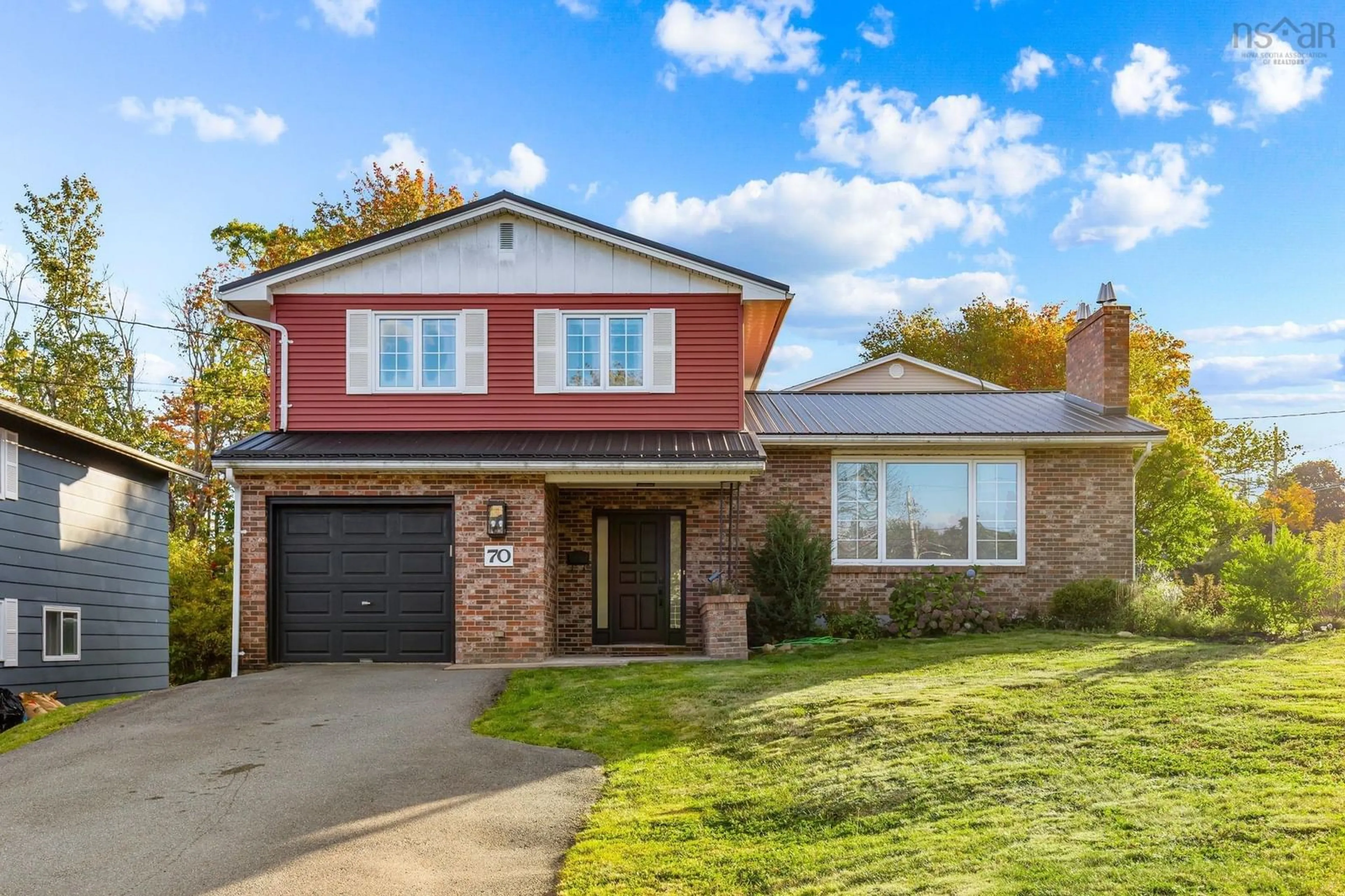 Home with brick exterior material, street for 70 Sunrise Hill, Bedford Nova Scotia B4A 1V2