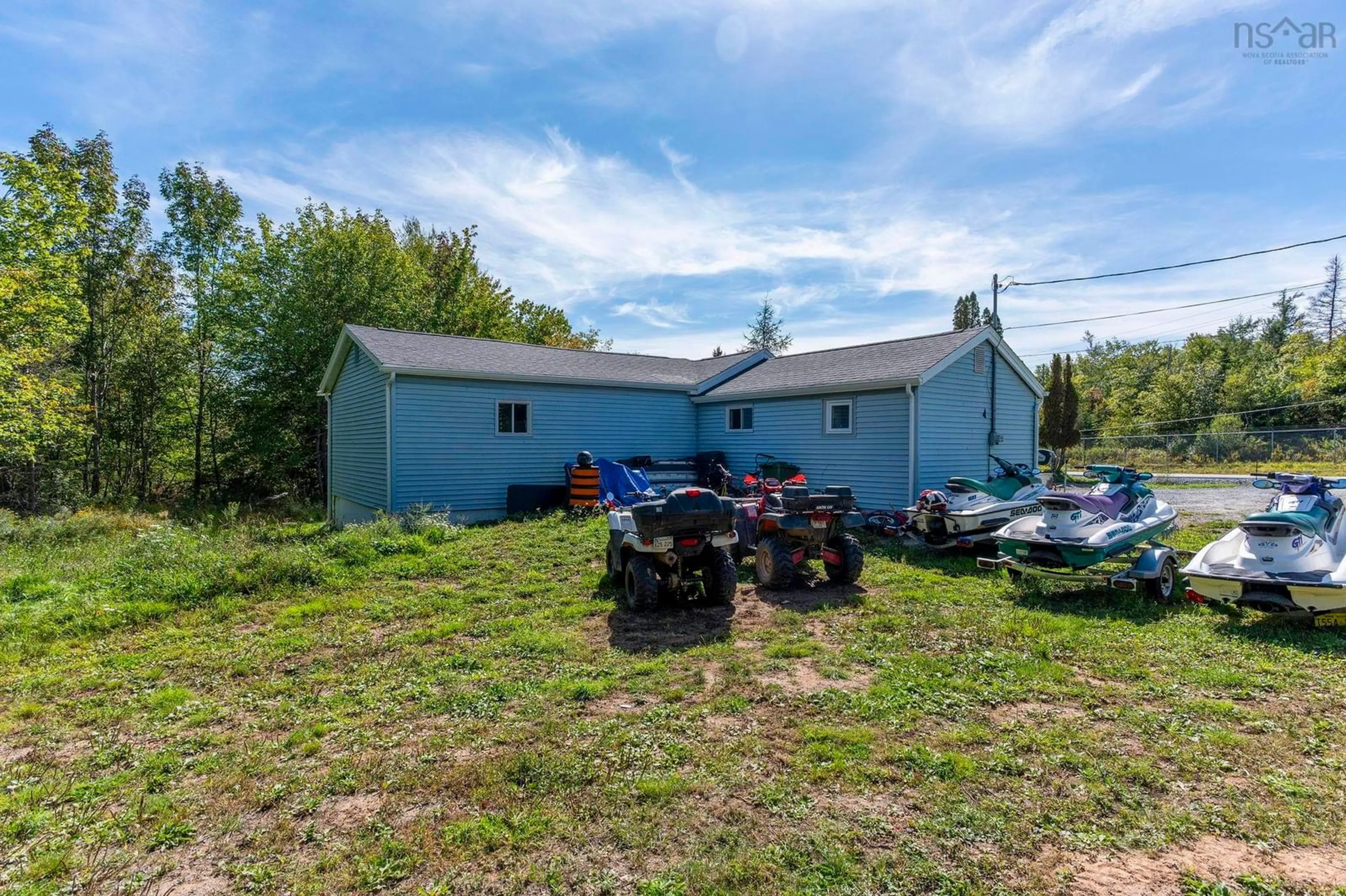 A pic from outside/outdoor area/front of a property/back of a property/a pic from drone, unknown for 1648 Oldham Rd, Goffs Nova Scotia B2T 1B9