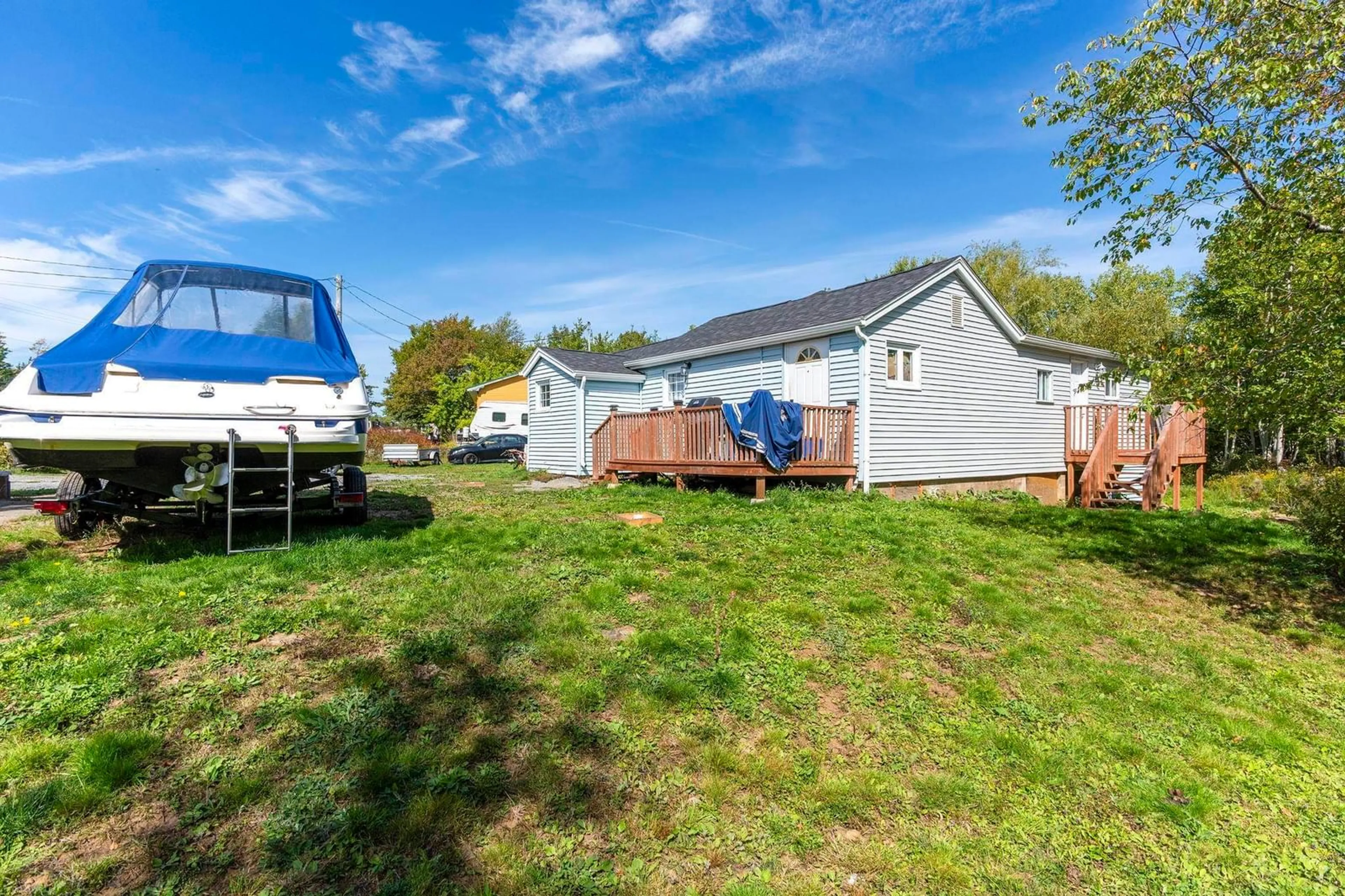 A pic from outside/outdoor area/front of a property/back of a property/a pic from drone, unknown for 1648 Oldham Rd, Goffs Nova Scotia B2T 1B9