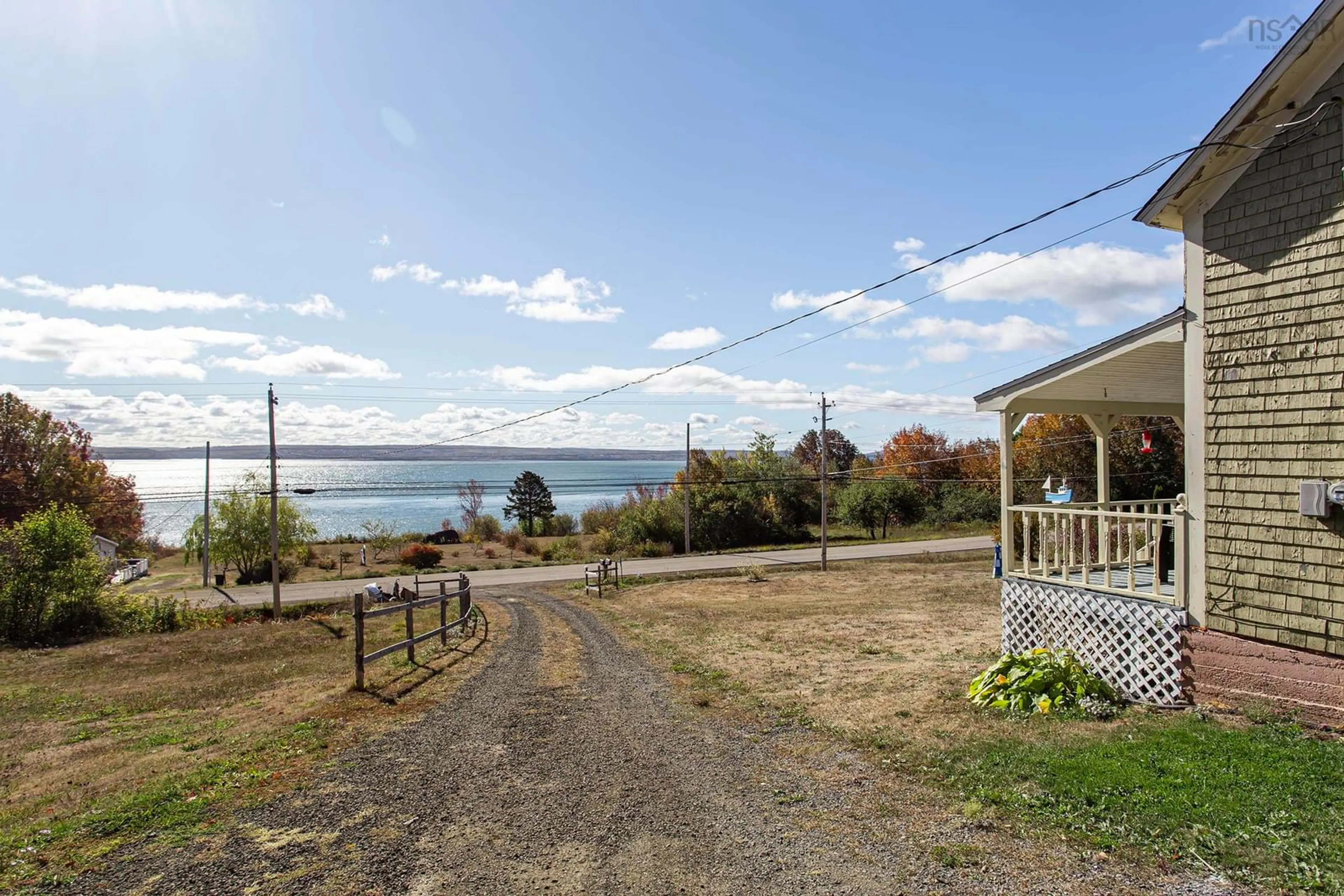 A pic from outside/outdoor area/front of a property/back of a property/a pic from drone, water/lake/river/ocean view for 1289 Granville Rd, Victoria Beach Nova Scotia B0S 1A0