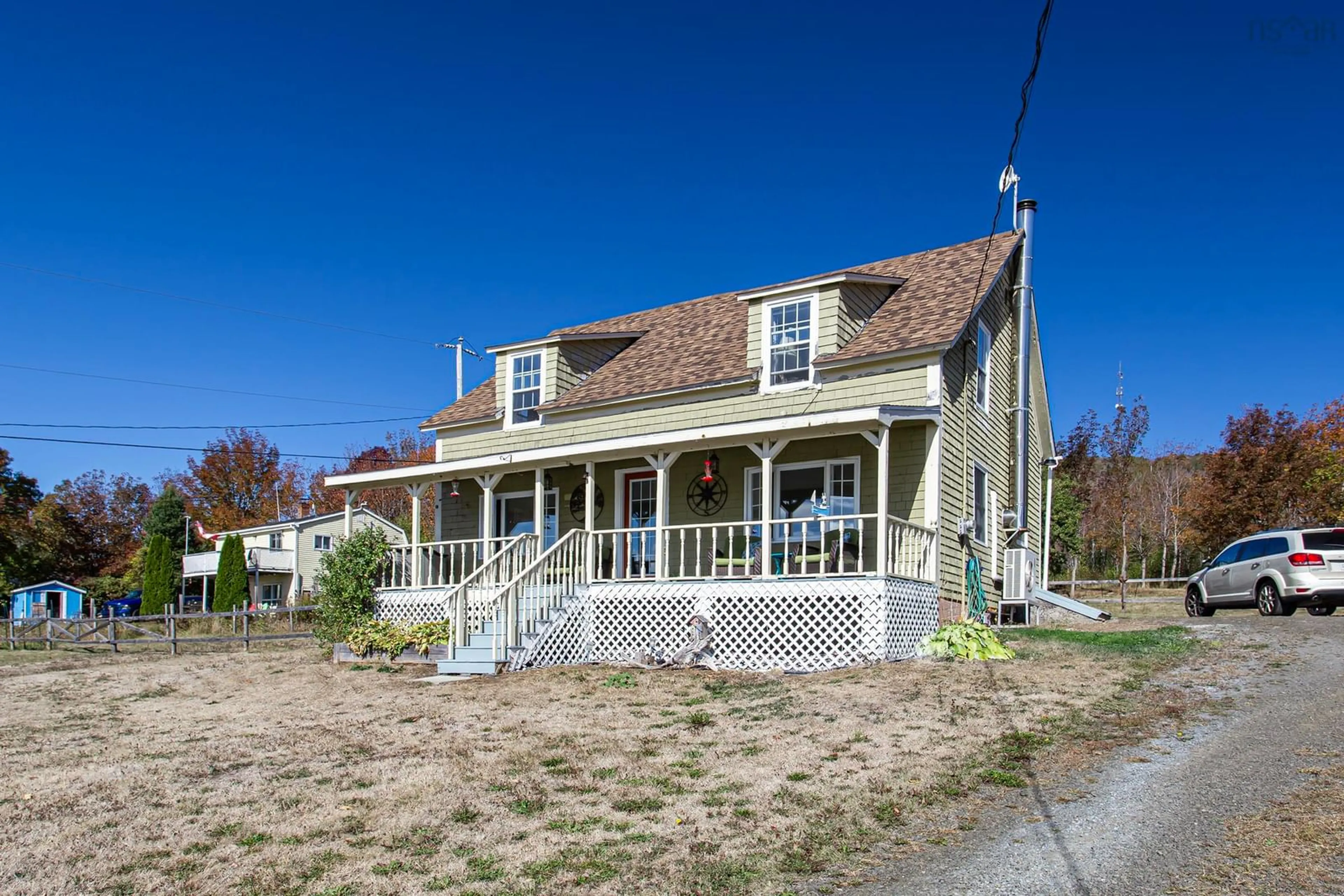 A pic from outside/outdoor area/front of a property/back of a property/a pic from drone, street for 1289 Granville Rd, Victoria Beach Nova Scotia B0S 1A0