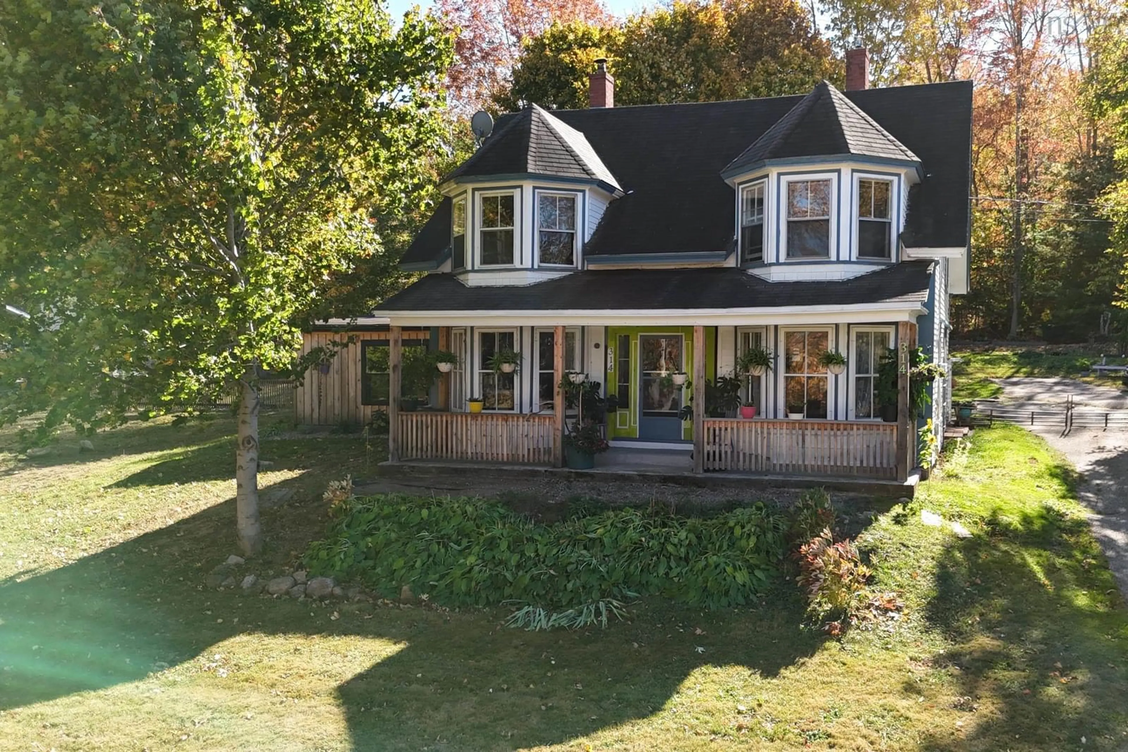 A pic from outside/outdoor area/front of a property/back of a property/a pic from drone, street for 314 Carleton Rd, Lawrencetown Nova Scotia B0S 1M0