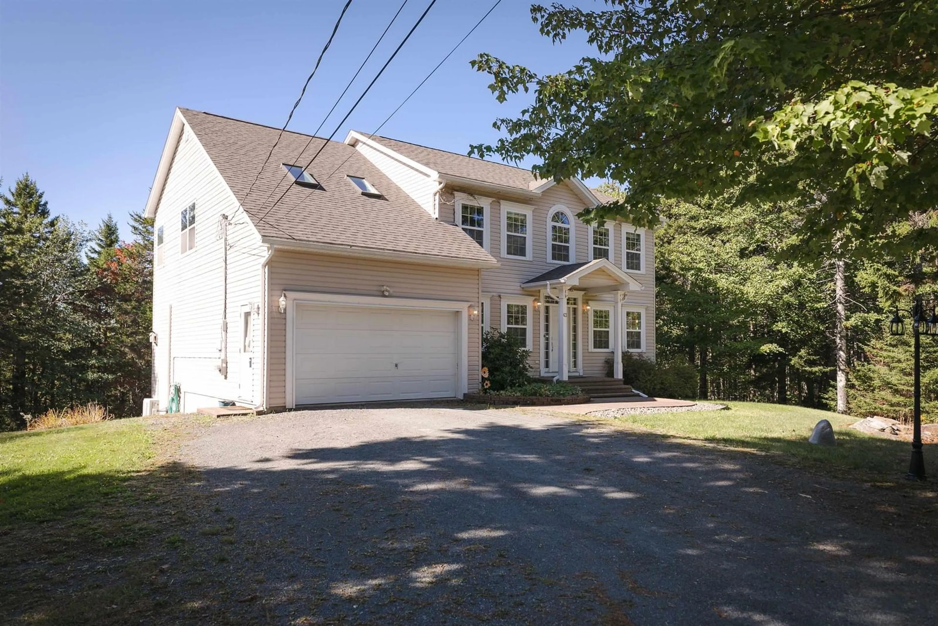 A pic from outside/outdoor area/front of a property/back of a property/a pic from drone, street for 63 Diana Dr, Kingswood Nova Scotia B4B 1M4