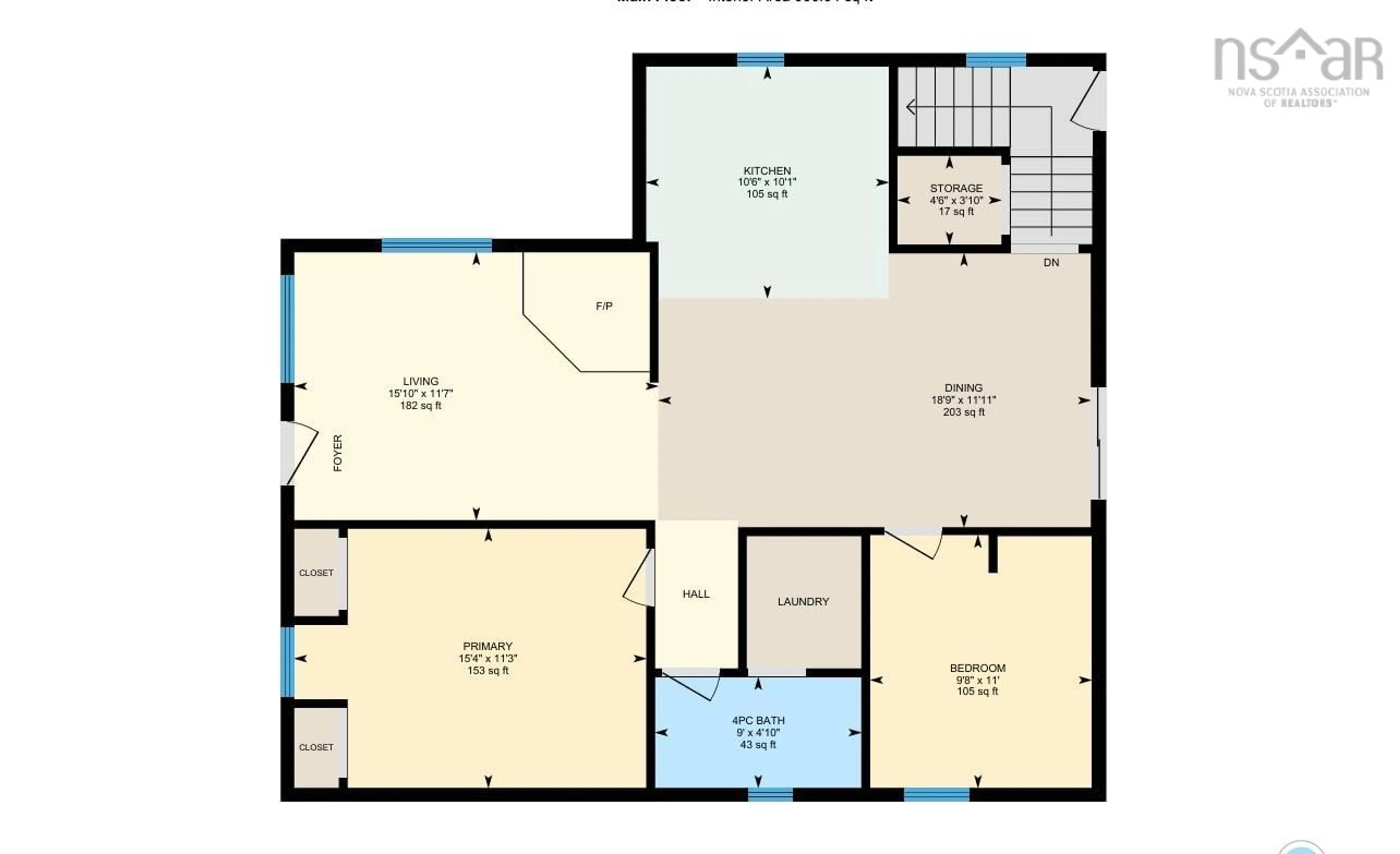 Floor plan for 6 Beech Hill Rd, Seabright Nova Scotia B3Z 3A2