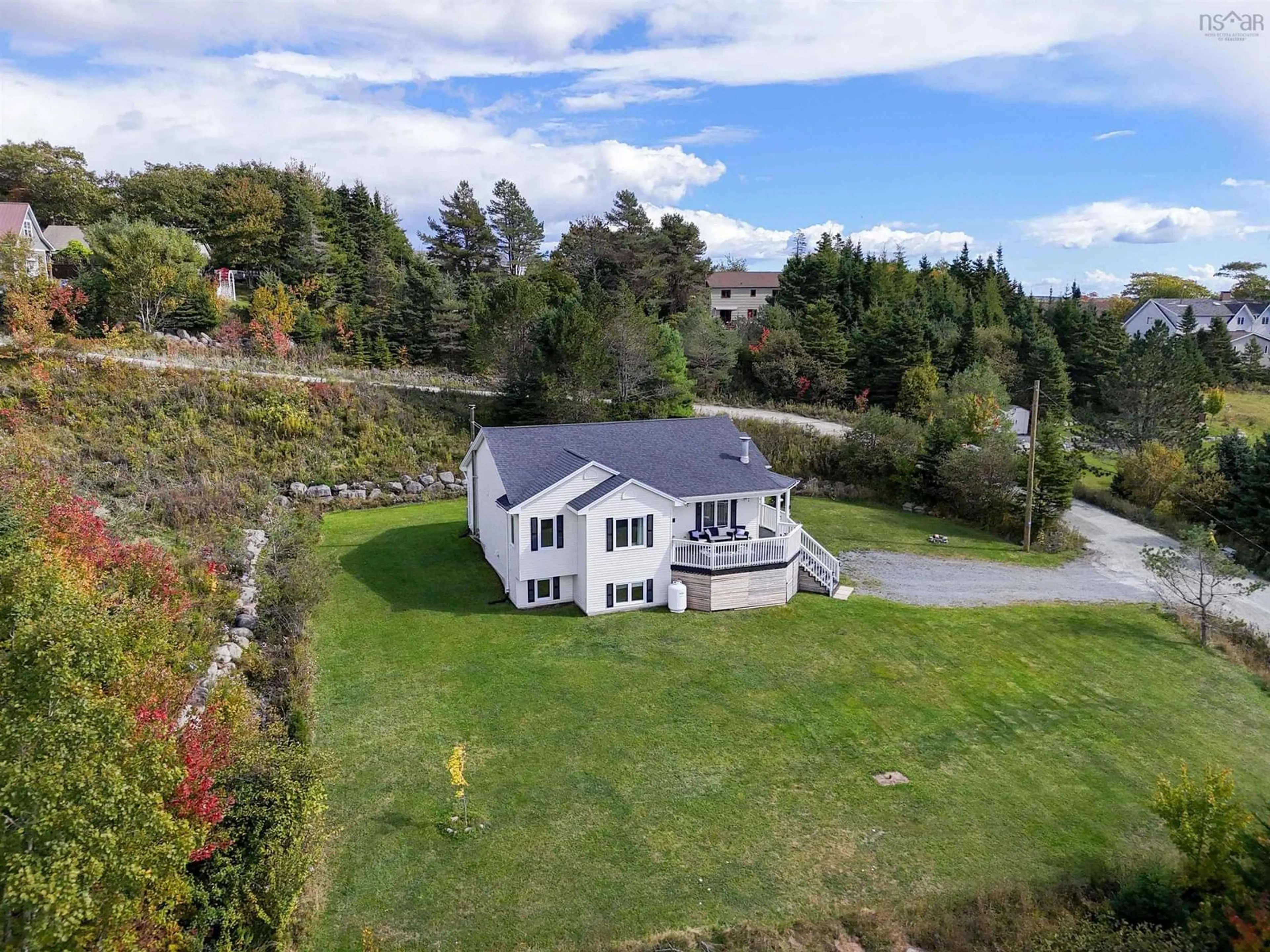 A pic from outside/outdoor area/front of a property/back of a property/a pic from drone, water/lake/river/ocean view for 10 Mystic Ridge, Brookside Nova Scotia B3T 1S9
