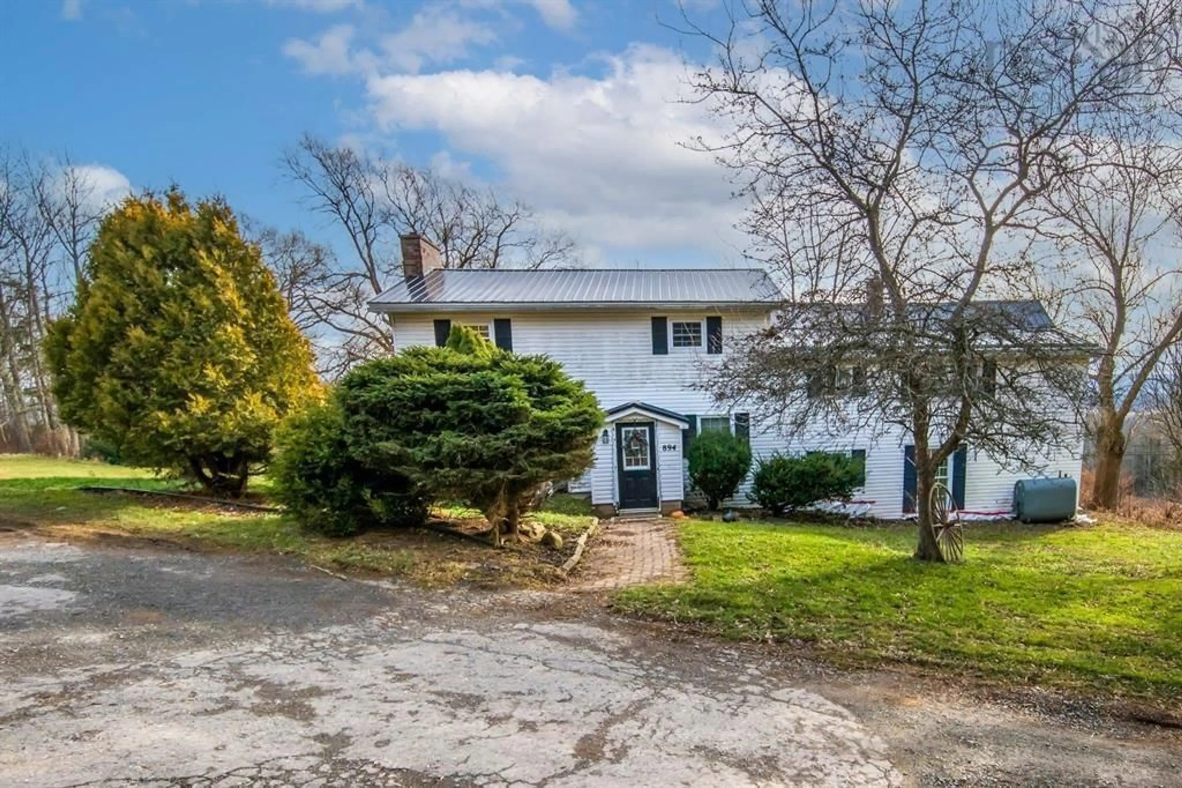 A pic from outside/outdoor area/front of a property/back of a property/a pic from drone, street for 894 Morden Rd, Weltons Corner Nova Scotia B0P 1C0