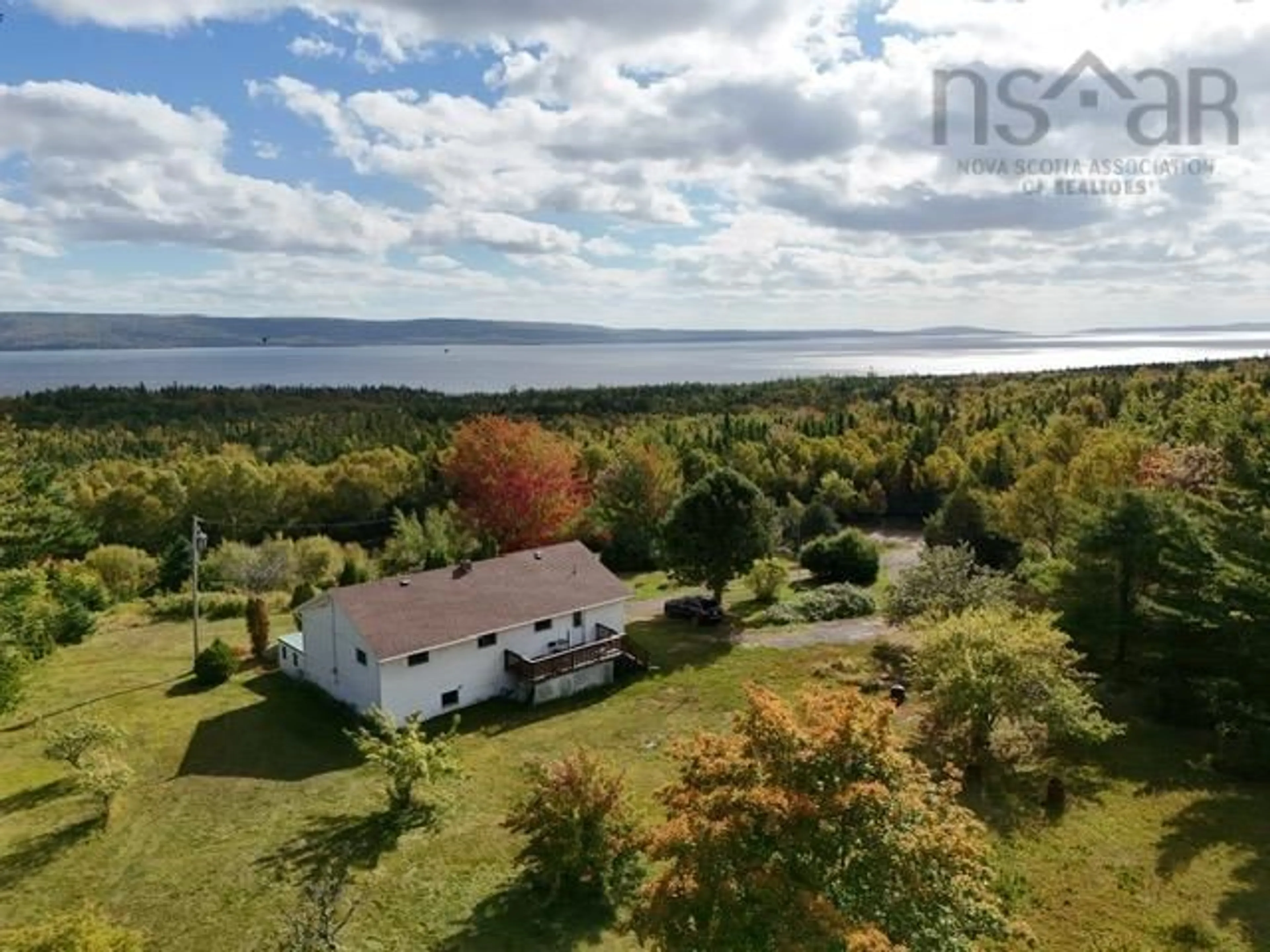 A pic from outside/outdoor area/front of a property/back of a property/a pic from drone, water/lake/river/ocean view for 7734 Kempt Head Rd, Kempt Head Nova Scotia B1X 1S1
