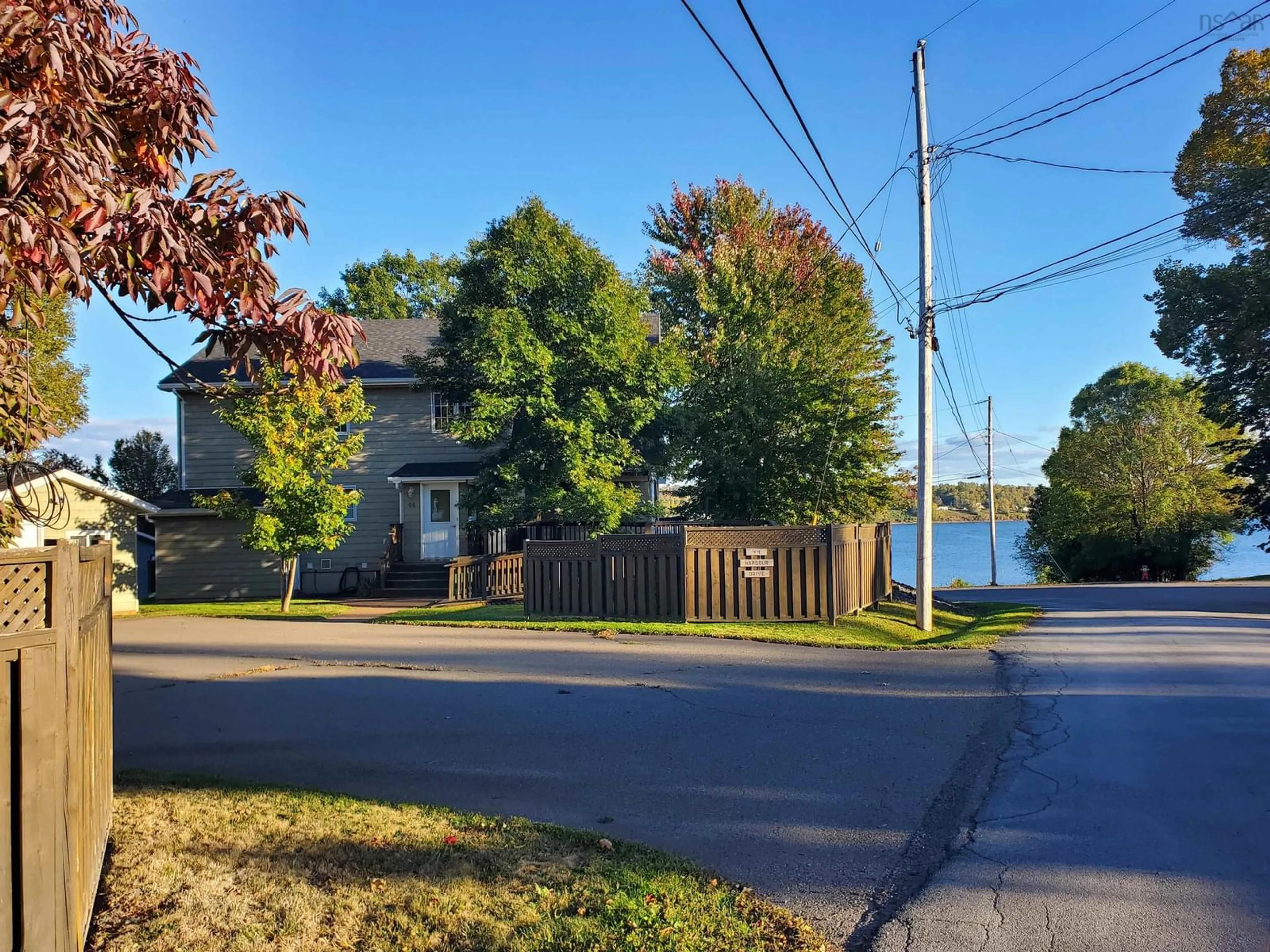 A pic from outside/outdoor area/front of a property/back of a property/a pic from drone, street for 44 Harbour Dr, Pictou Nova Scotia B0K 1H0