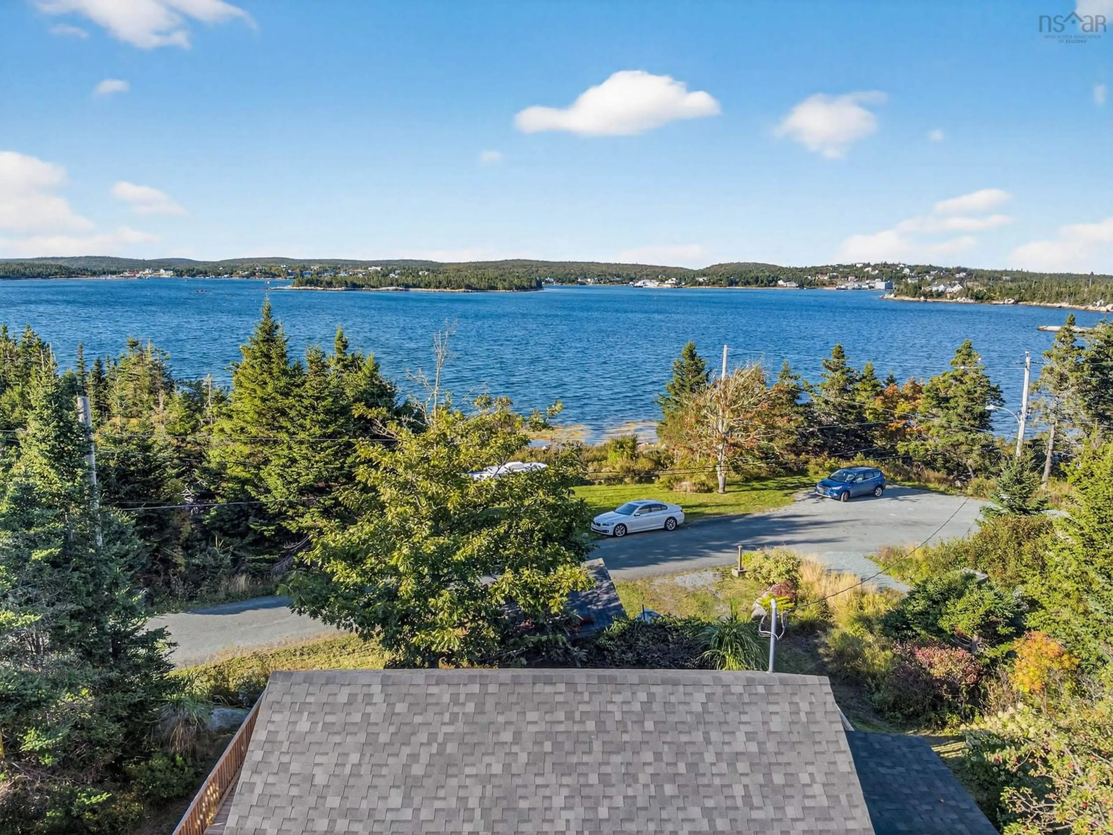 A pic from outside/outdoor area/front of a property/back of a property/a pic from drone, water/lake/river/ocean view for 456 Bald Rock Rd, Bald Rock Nova Scotia B3V 1K9