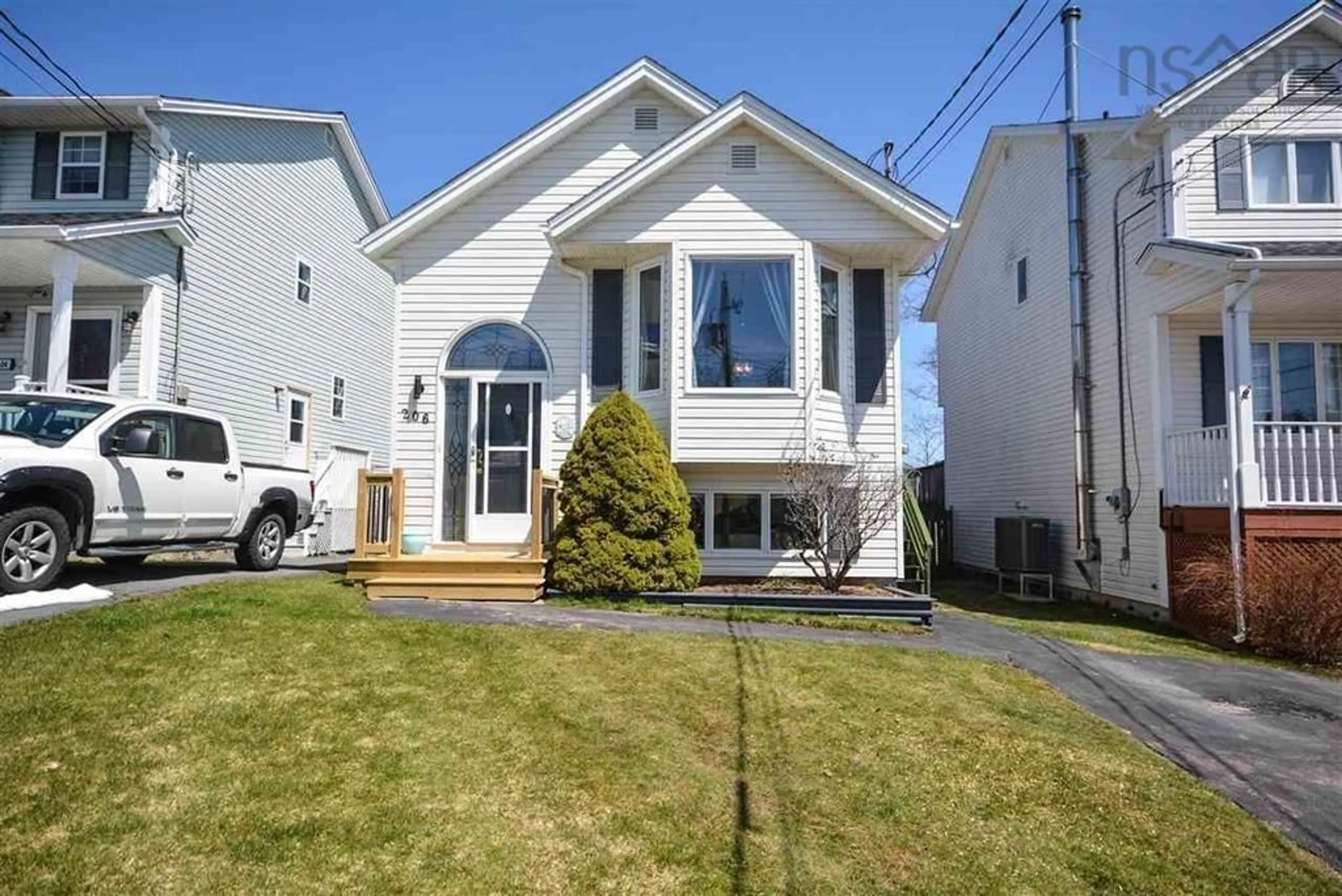 Home with vinyl exterior material, street for 206 Charles Rd, Timberlea Nova Scotia B3T 1P1