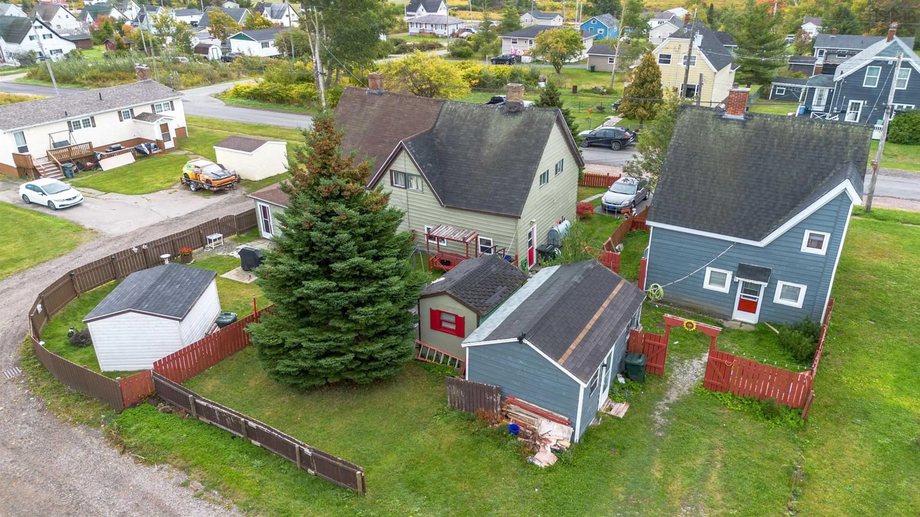 A pic from outside/outdoor area/front of a property/back of a property/a pic from drone, street for 133 Dorchester St, Glace Bay Nova Scotia B1A 3P2