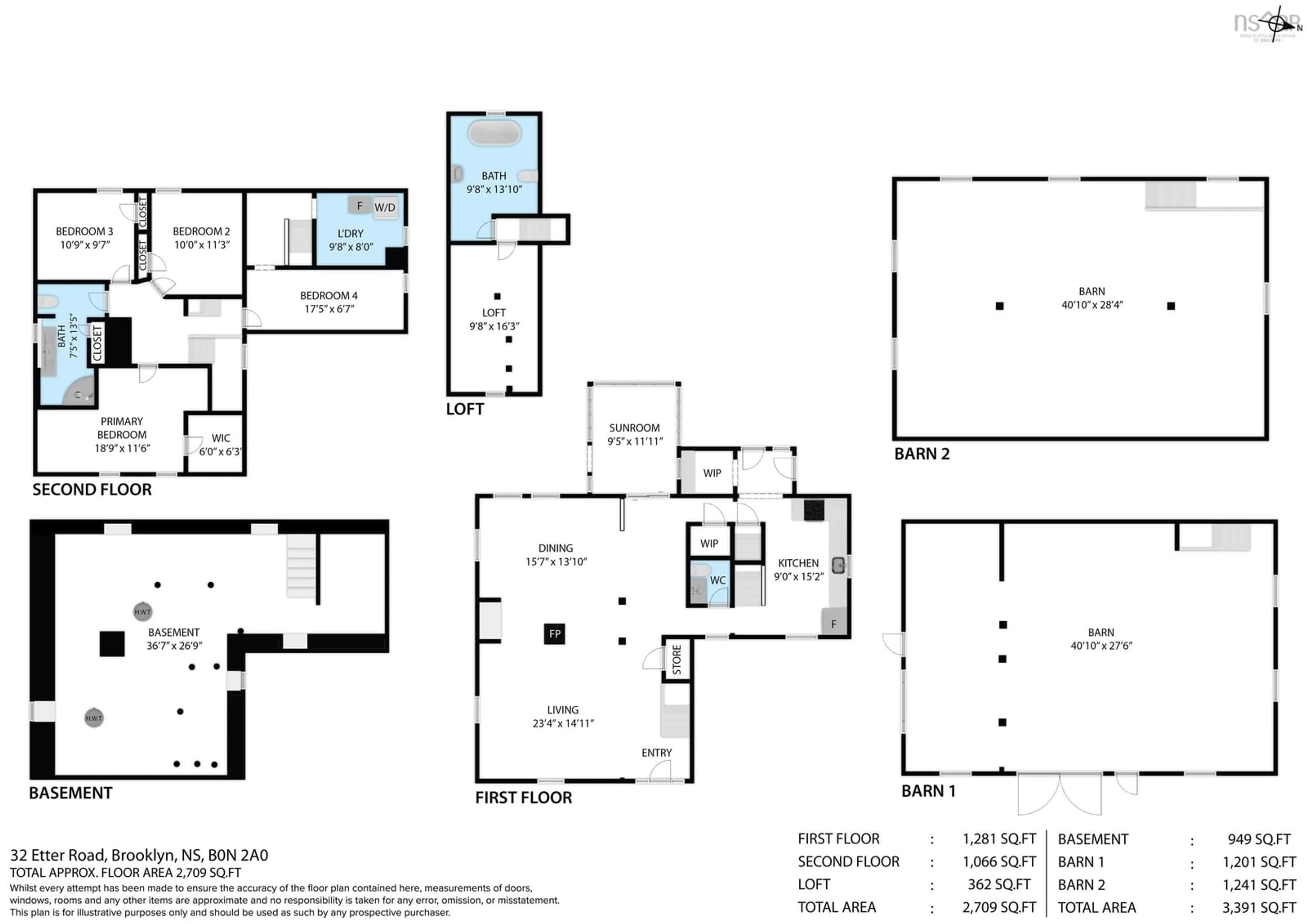 Floor plan for 32 Etter Rd, Newport Nova Scotia B0N 2A0