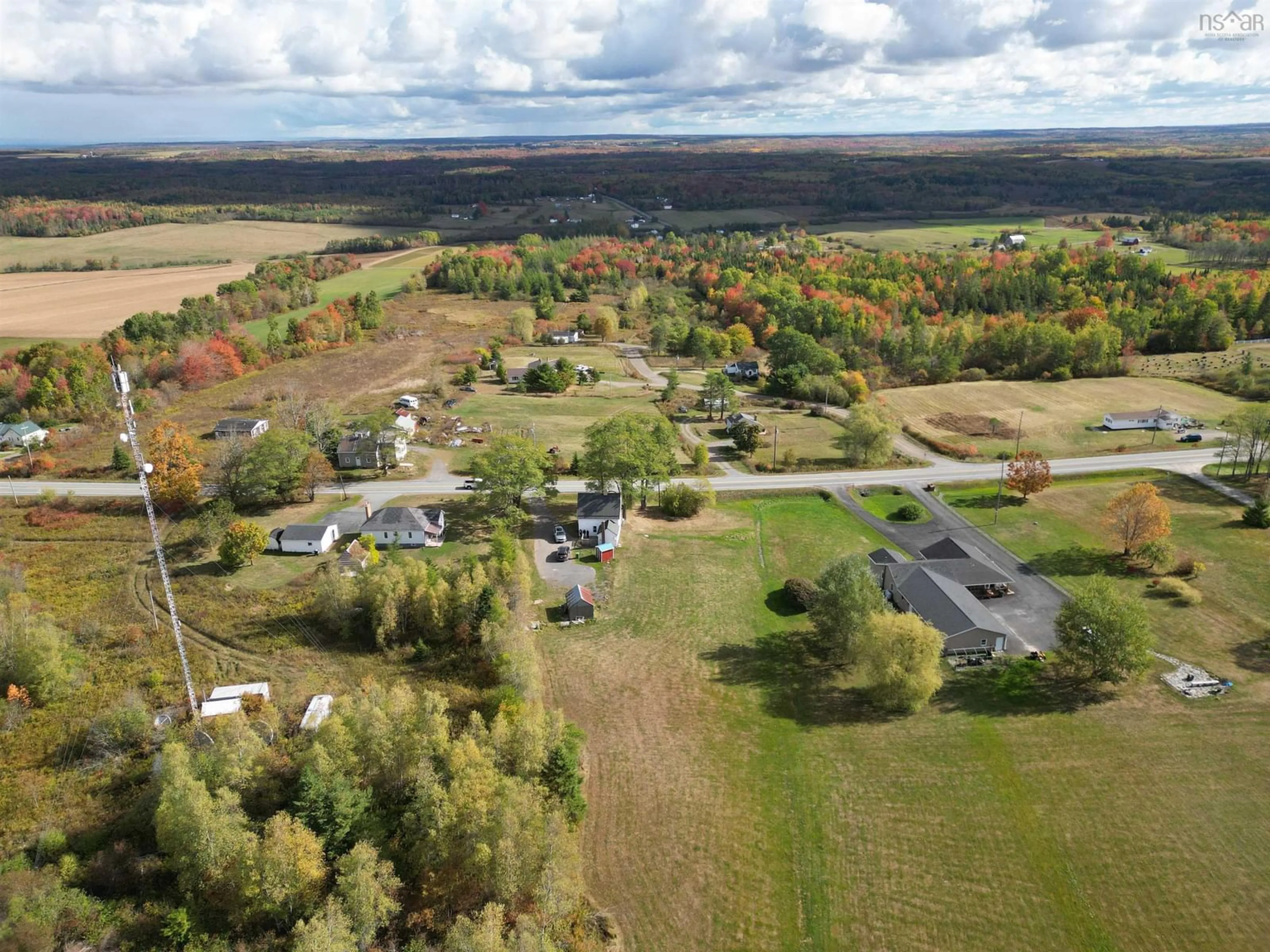 A pic from outside/outdoor area/front of a property/back of a property/a pic from drone, mountain view for 7009 Highway 354, Noel Road Nova Scotia B0N 1T0