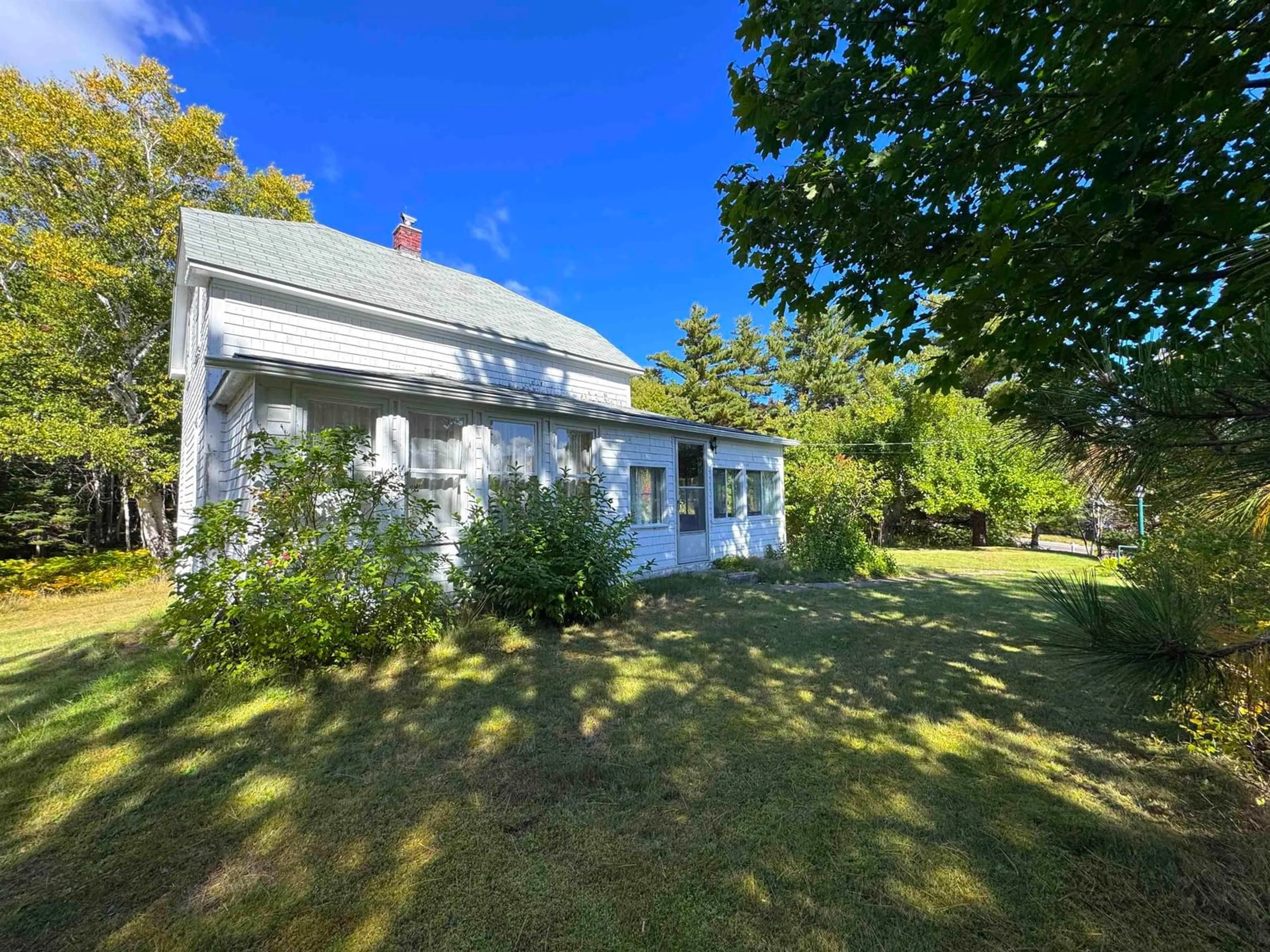 A pic from outside/outdoor area/front of a property/back of a property/a pic from drone, unknown for 30016 Cabot Trail, South Harbour Nova Scotia B0C 1G0