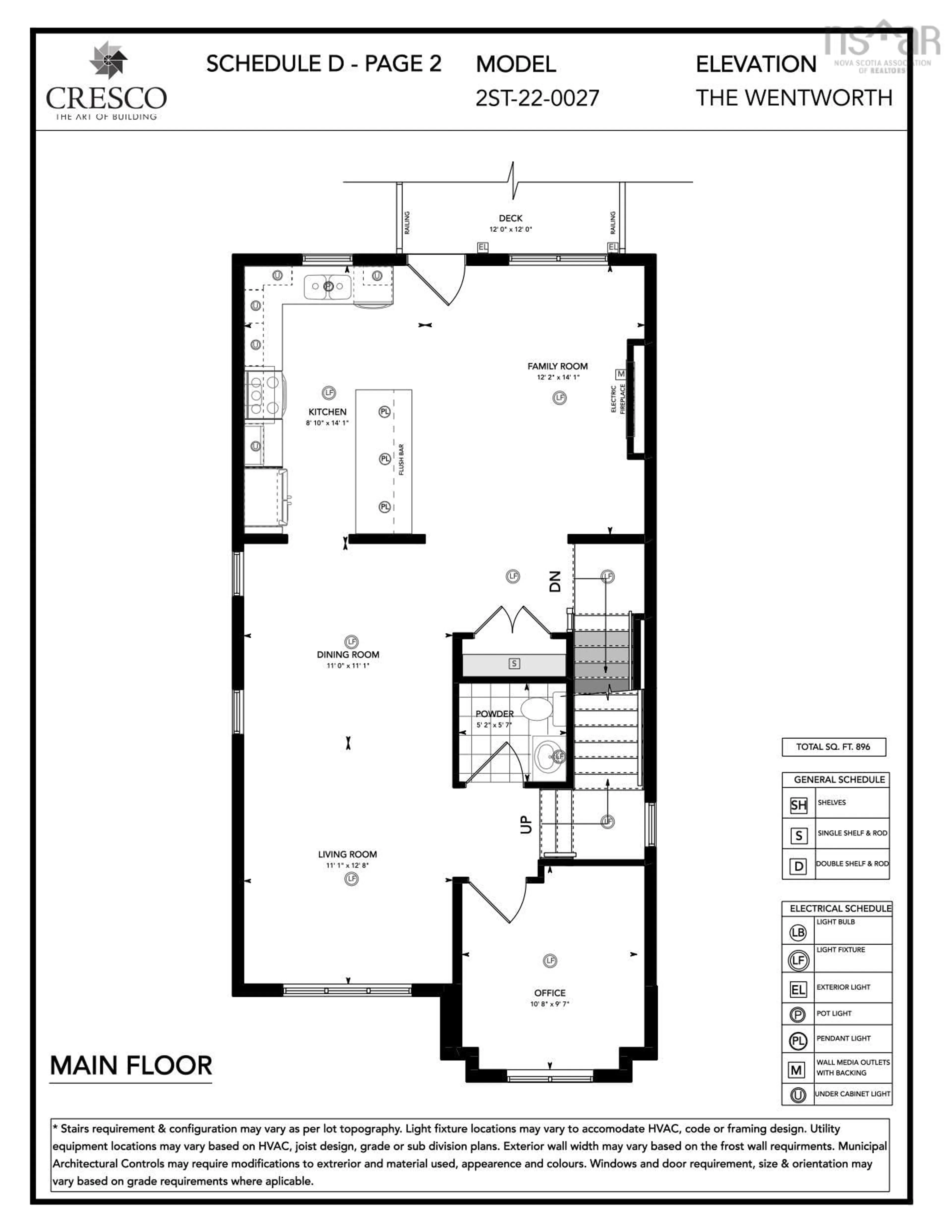 Floor plan for 5 Pearlgarden Close #PC48, Dartmouth Nova Scotia B2X 0C2