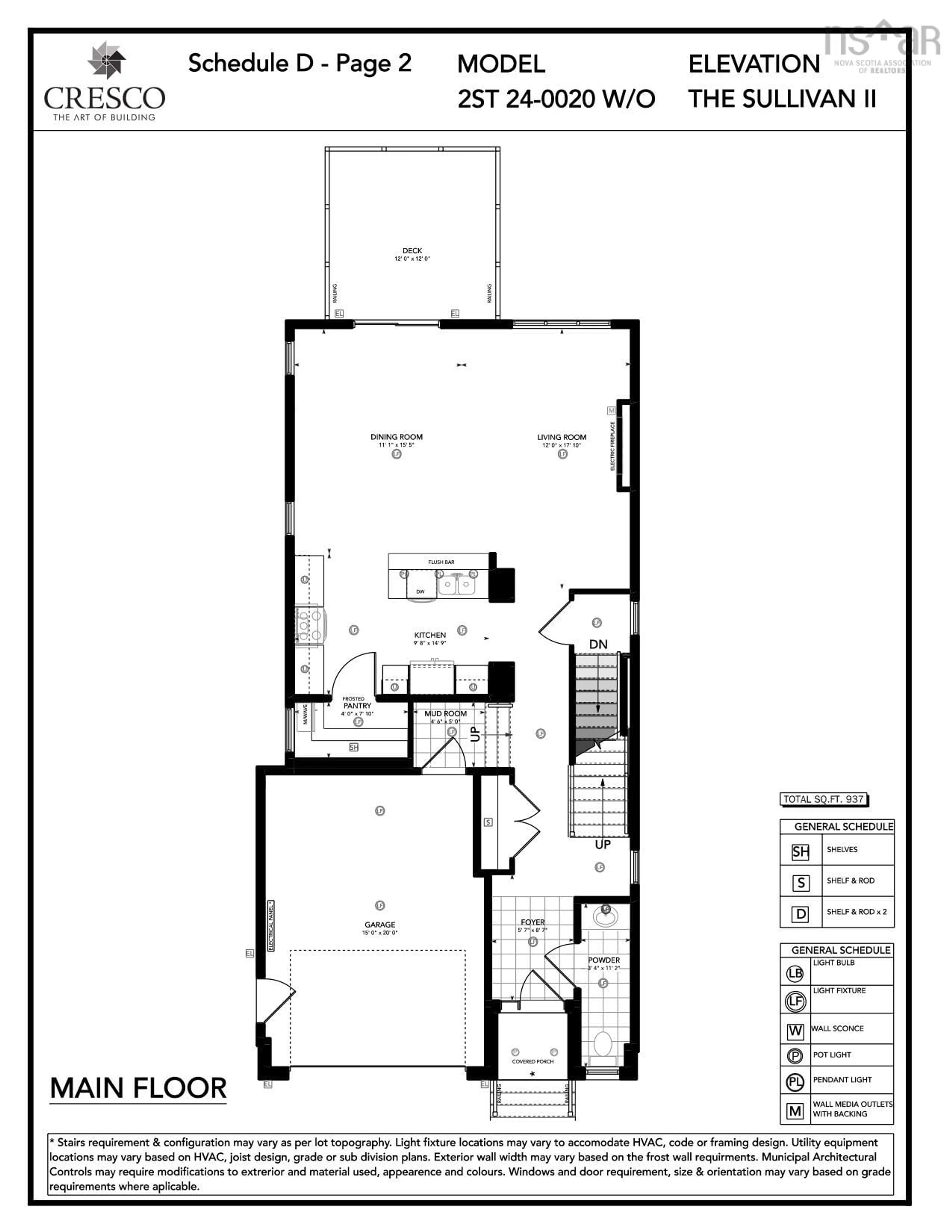 Floor plan for 94 Pearlgarden Close #PC24, Dartmouth Nova Scotia B2X 0C2