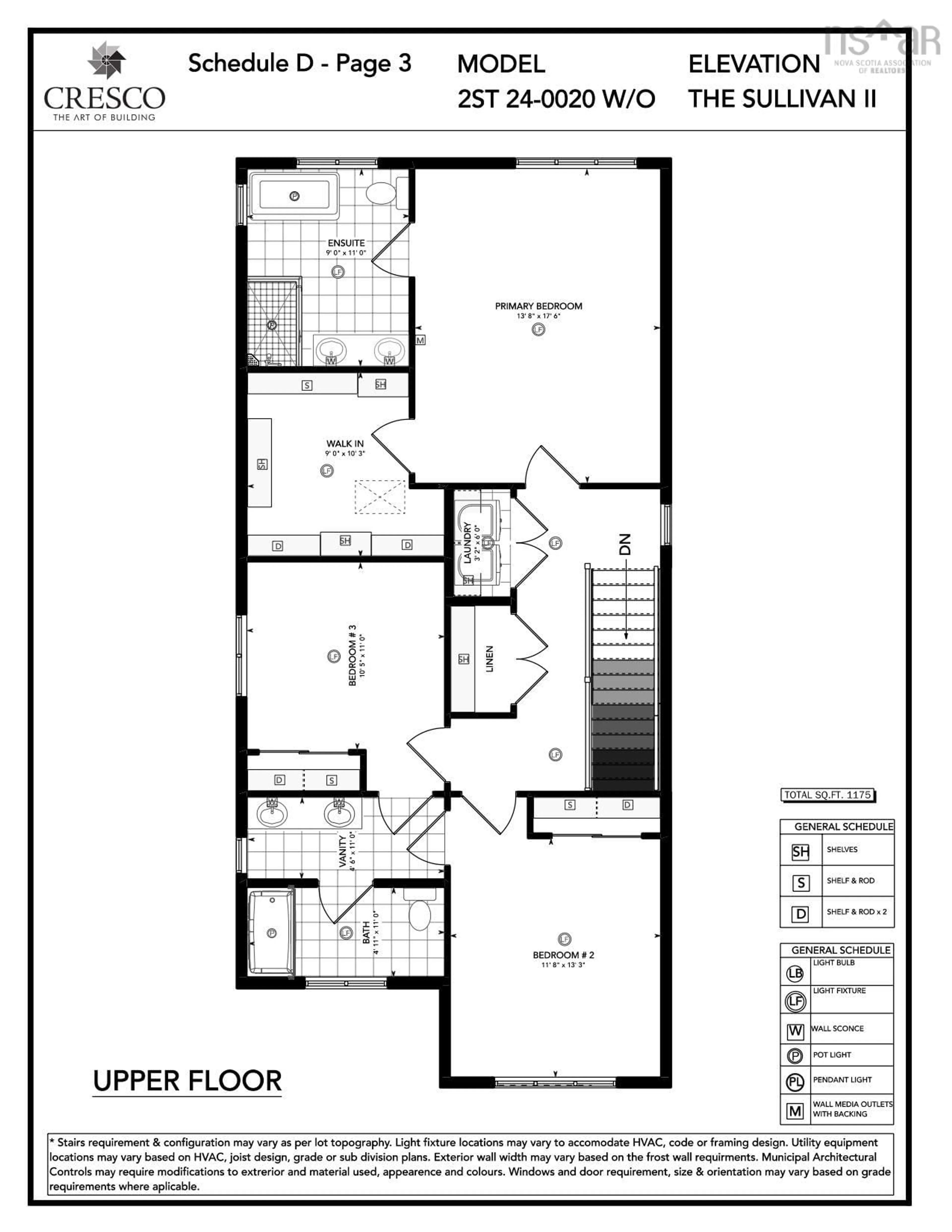Floor plan for 94 Pearlgarden Close #PC24, Dartmouth Nova Scotia B2X 0C2