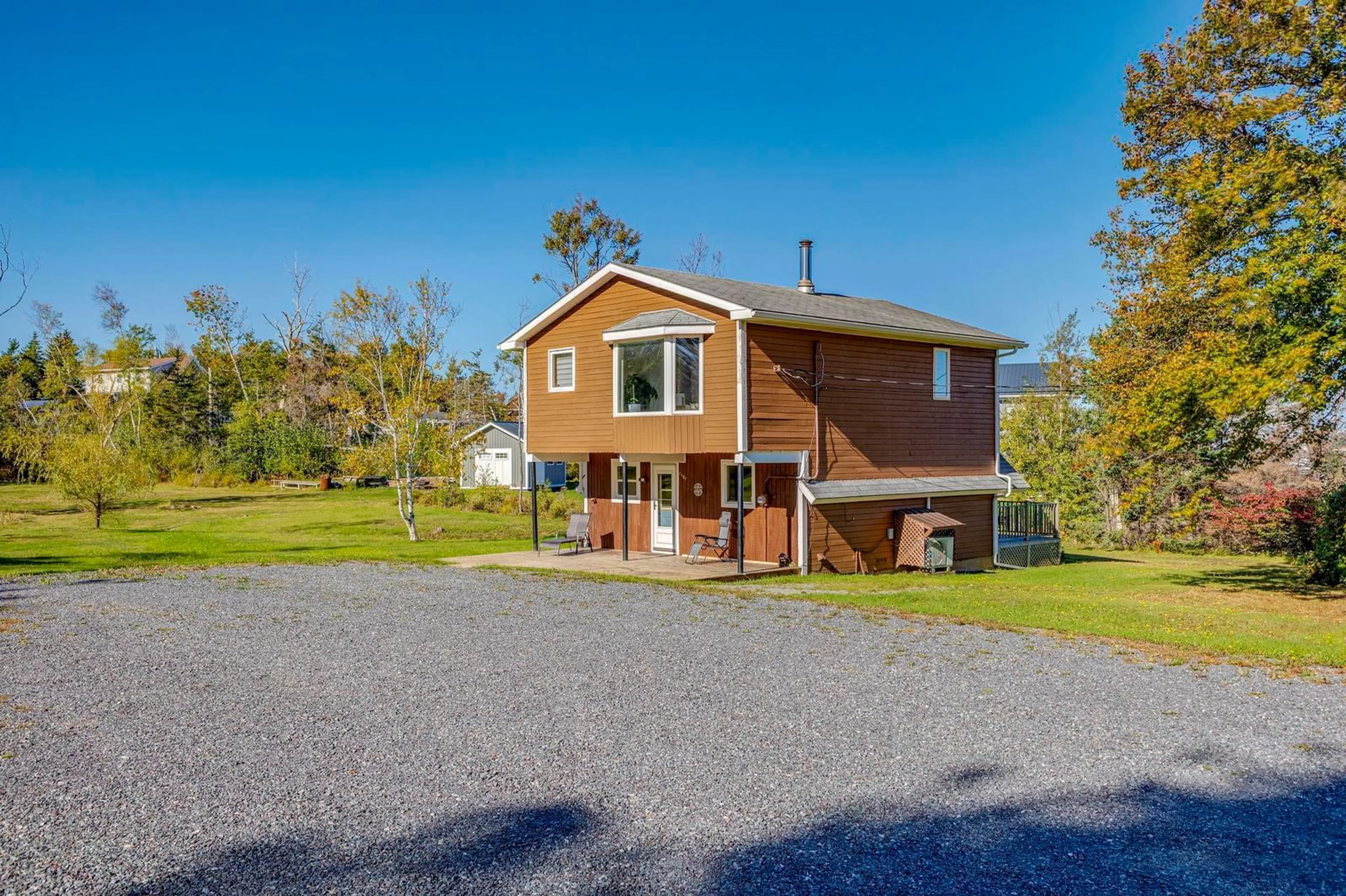 A pic from outside/outdoor area/front of a property/back of a property/a pic from drone, unknown for 6157 Little Harbour Rd, Kings Head Nova Scotia B2H 5C4