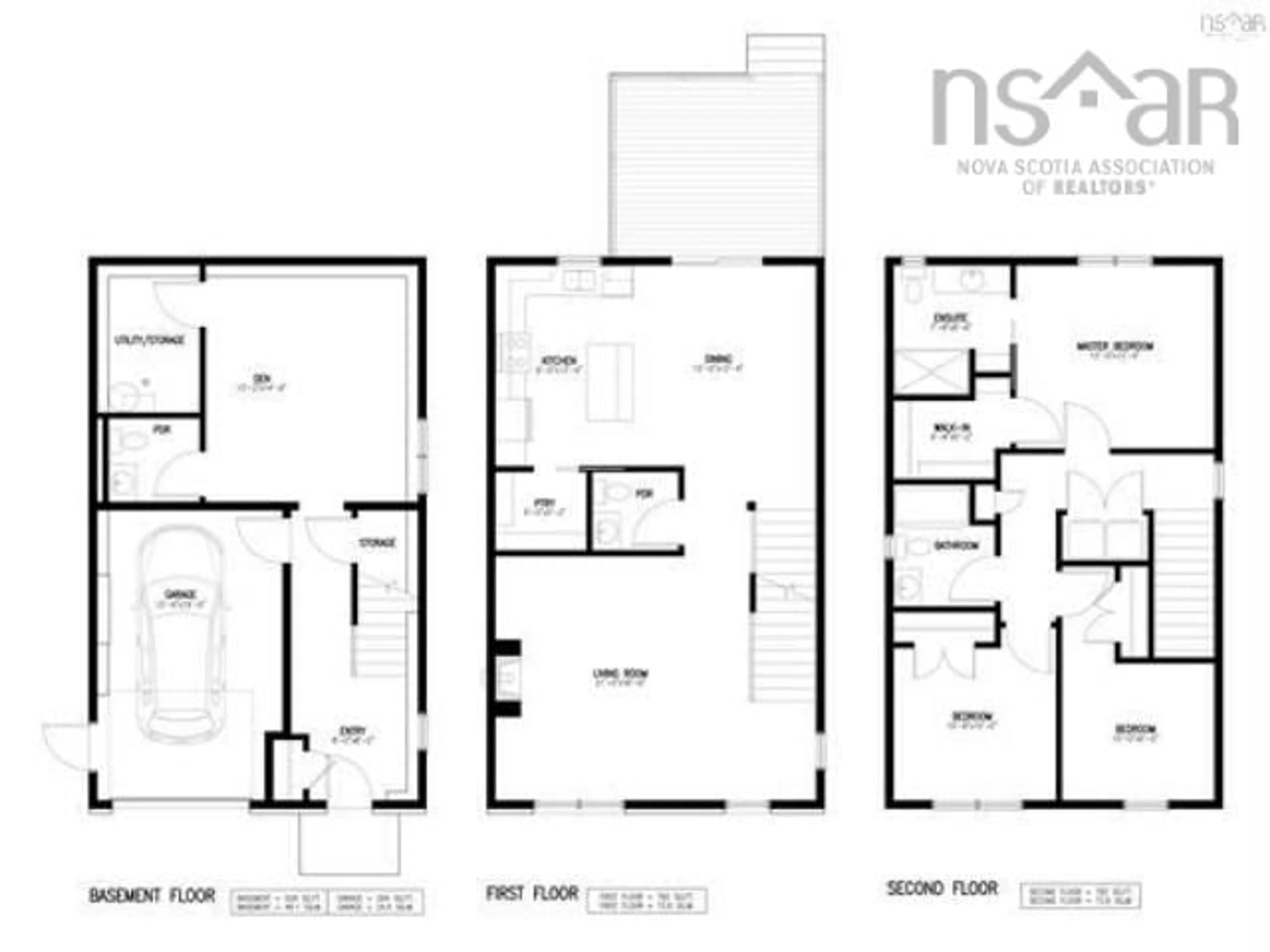 Floor plan for 6 Pearlgarden Close #PC-02, Dartmouth Nova Scotia B2X 0C2