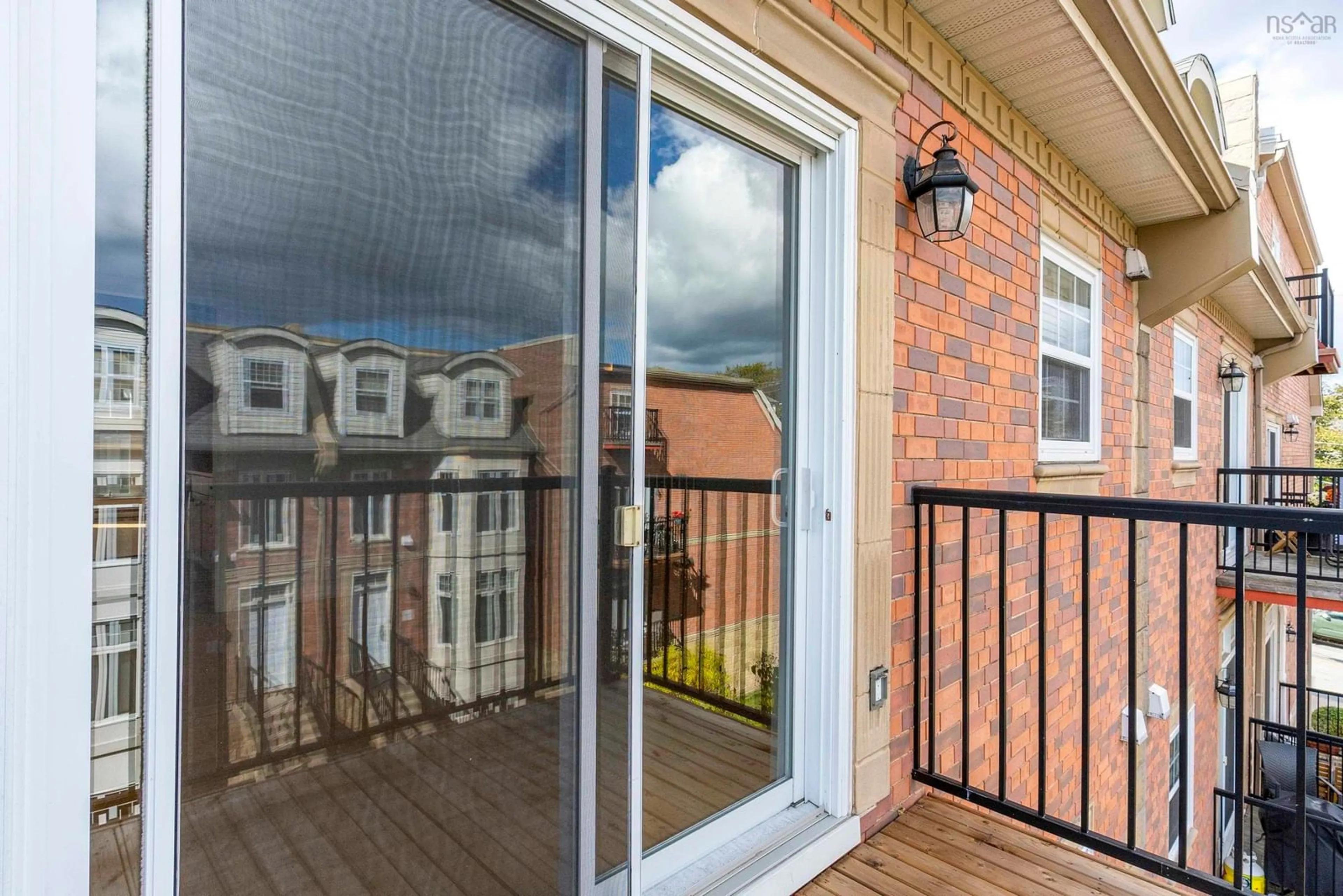 Balcony in the apartment, unknown for 2173 Maitland St, Halifax Nova Scotia B3K 2Z8