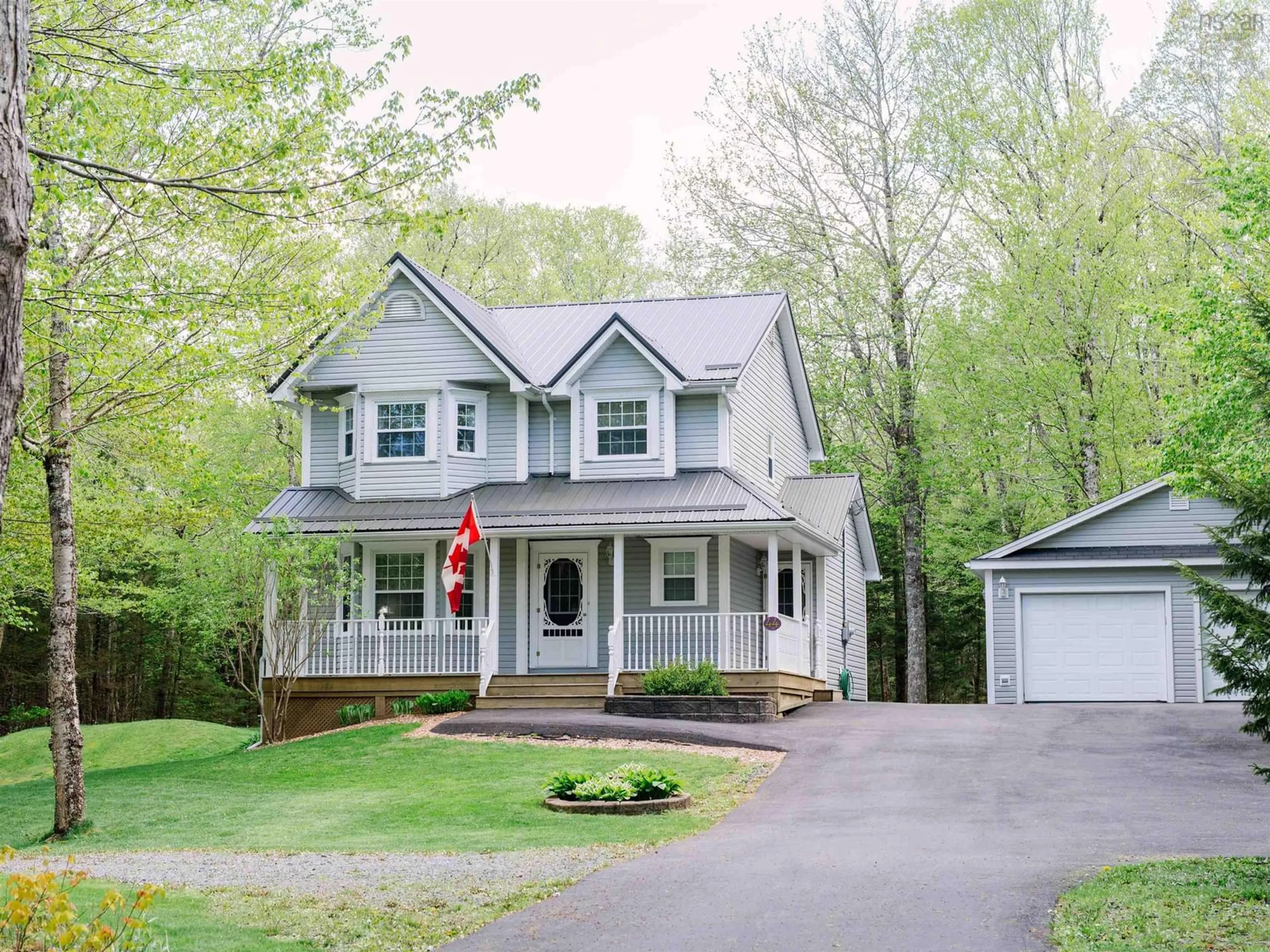 Home with vinyl exterior material, street for 44 Tattenham Cres, Hammonds Plains Nova Scotia B4B 1V2