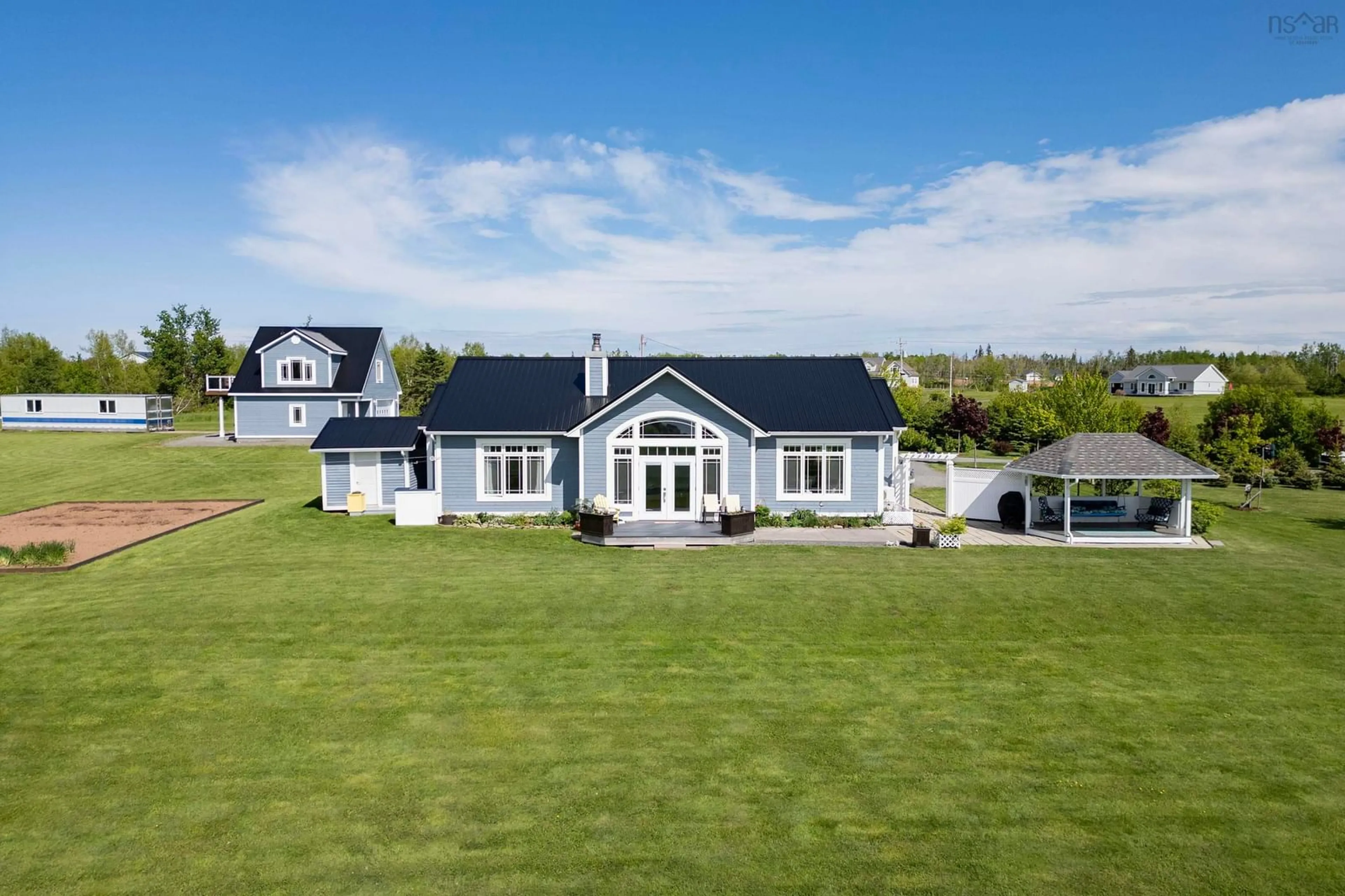 A pic from outside/outdoor area/front of a property/back of a property/a pic from drone, unknown for 451 Gulf Shore Rd, Pugwash Nova Scotia B0K 1L0