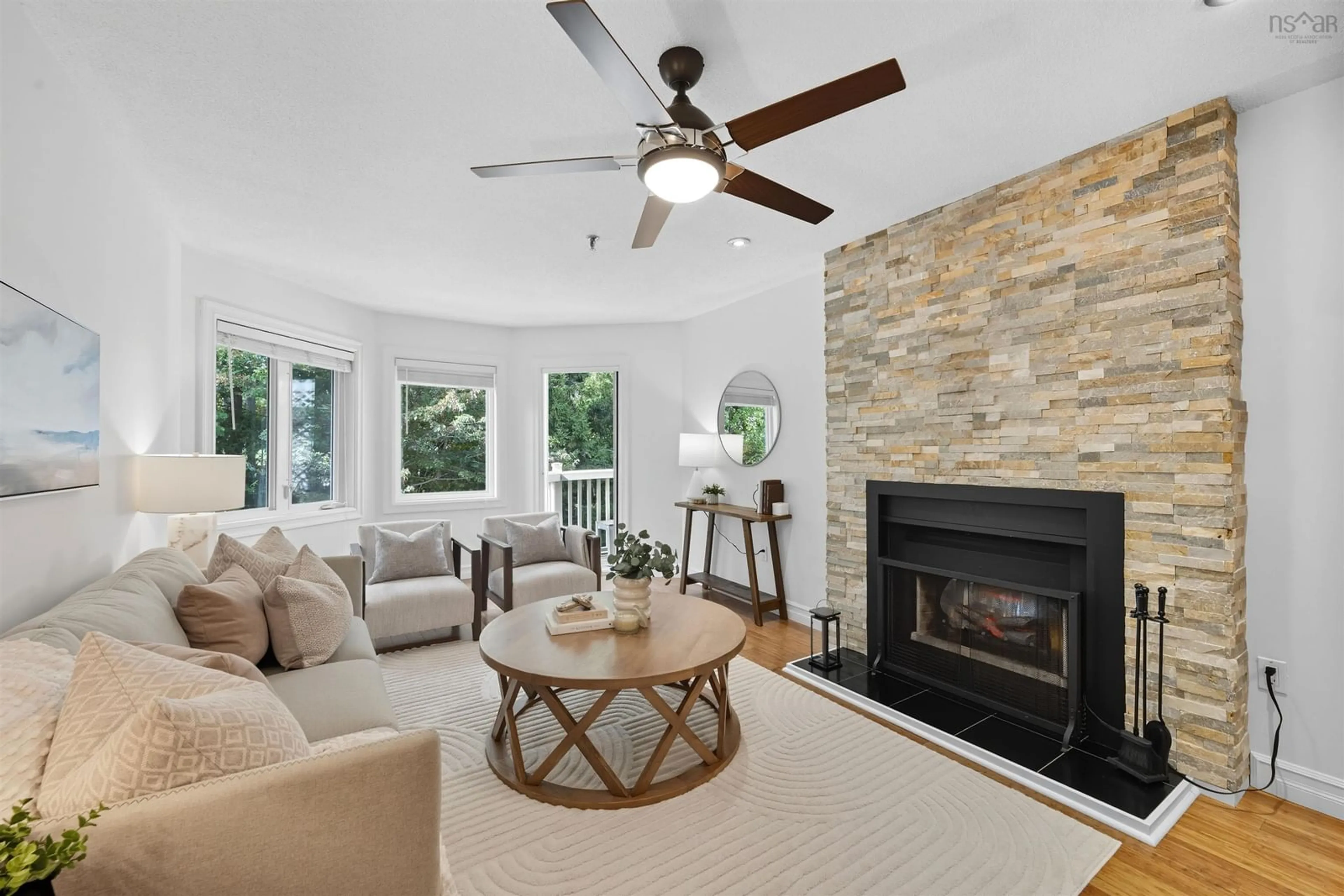 Living room with furniture, ceramic/tile floor for 80 Spinnaker Dr #312, Halifax Nova Scotia B3N 3B5