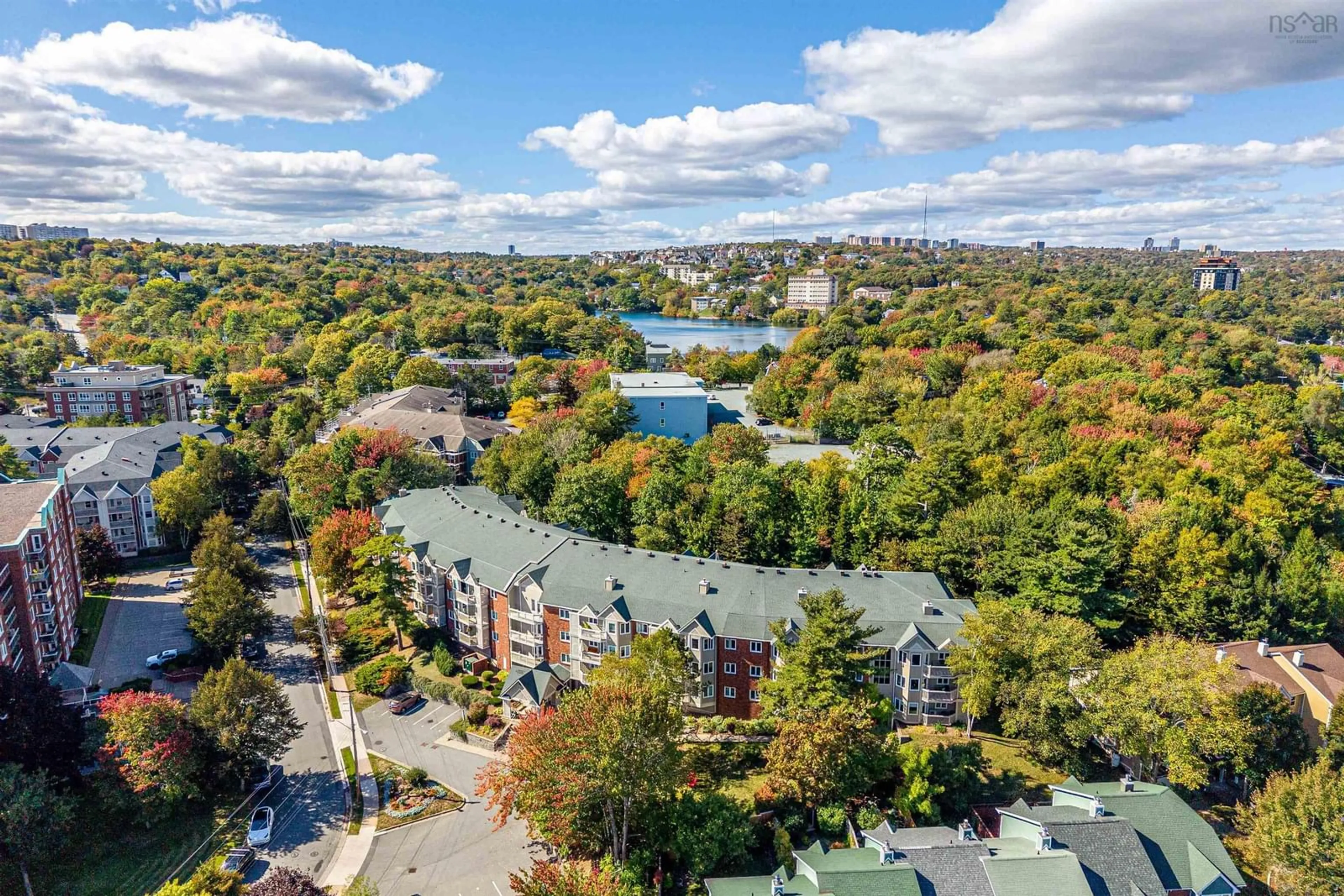 A pic from outside/outdoor area/front of a property/back of a property/a pic from drone, water/lake/river/ocean view for 80 Spinnaker Dr #312, Halifax Nova Scotia B3N 3B5