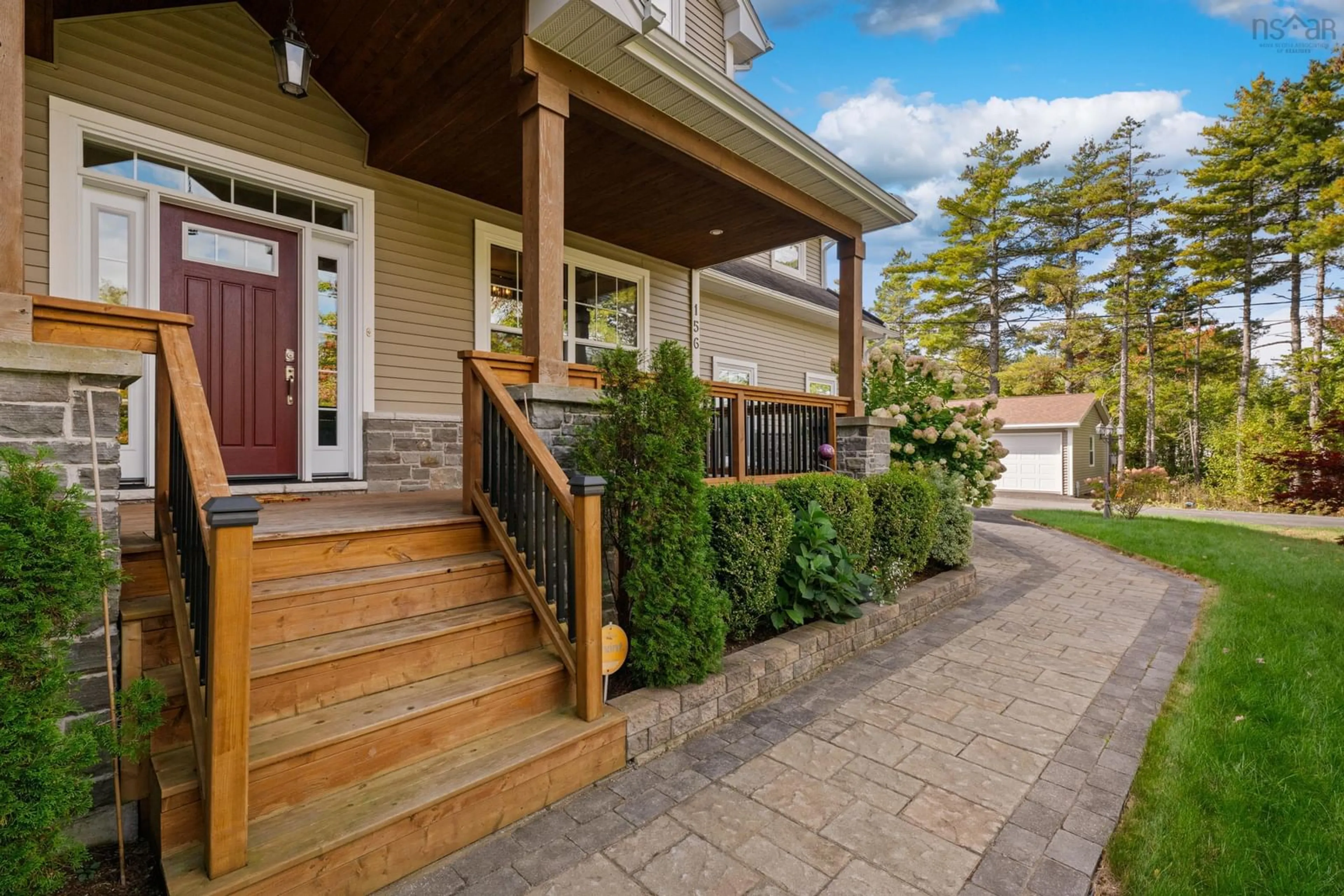 Patio, street for 156 Keep Cres, Hammonds Plains Nova Scotia B4B 0H9