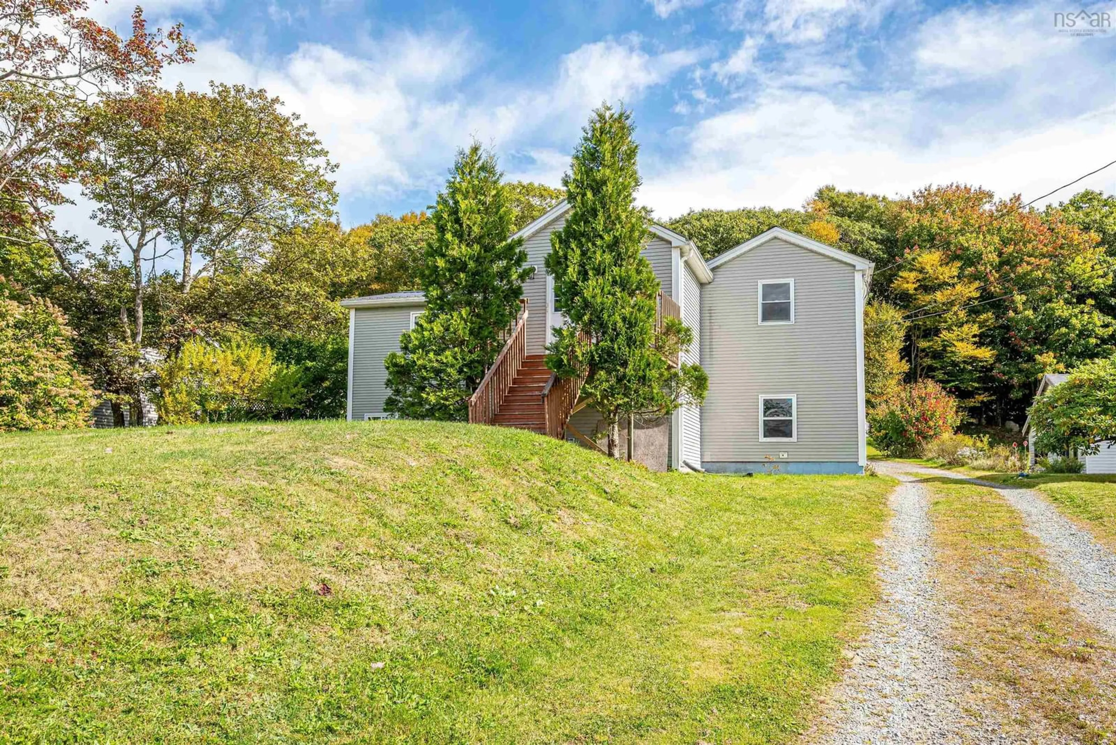 A pic from outside/outdoor area/front of a property/back of a property/a pic from drone, unknown for 2396 Prospect Rd, Halifax Nova Scotia B3T 1V2