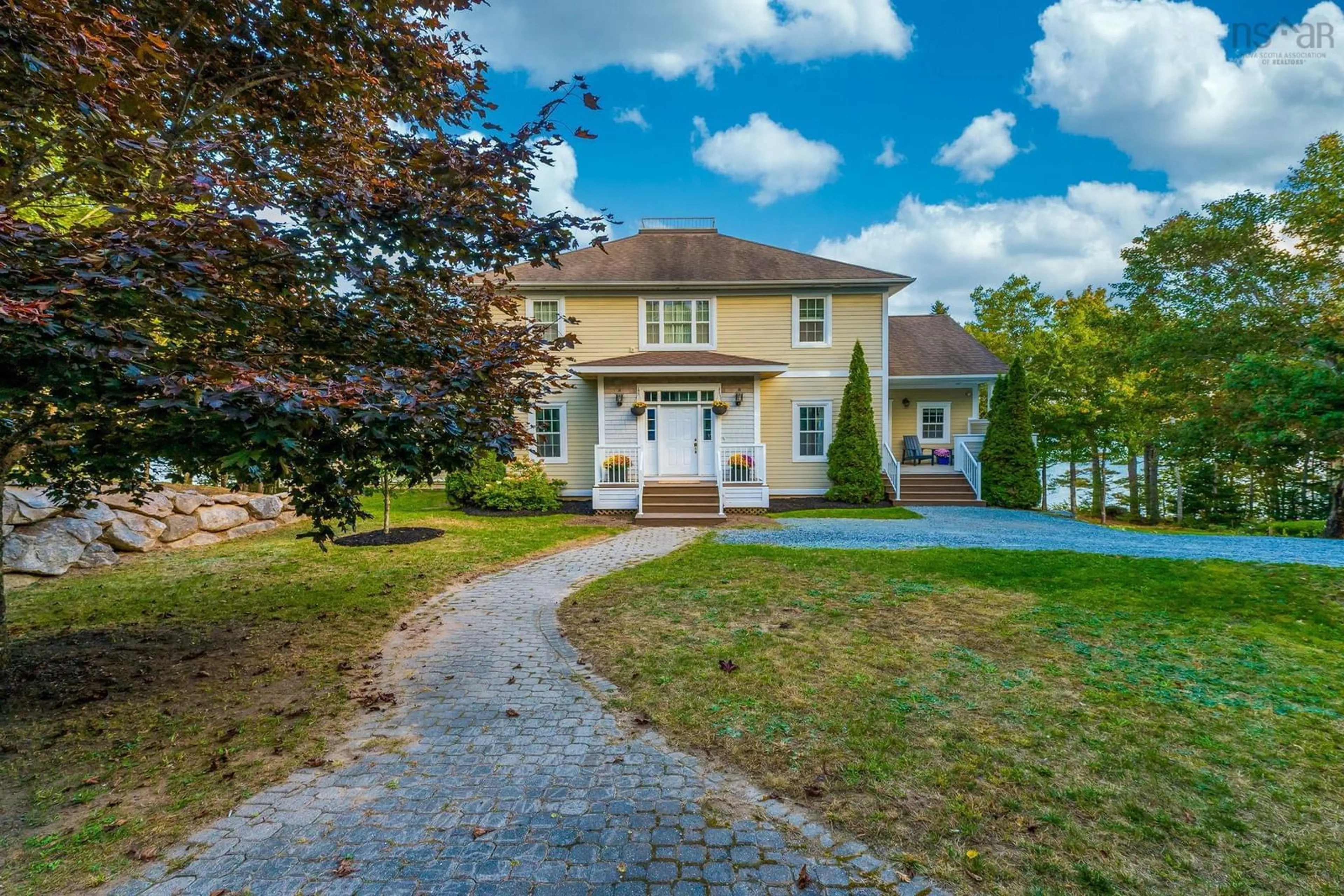 A pic from outside/outdoor area/front of a property/back of a property/a pic from drone, street for 6 Oakland Point Lane, Head Of St. Margarets Bay Nova Scotia B3Z 2H6
