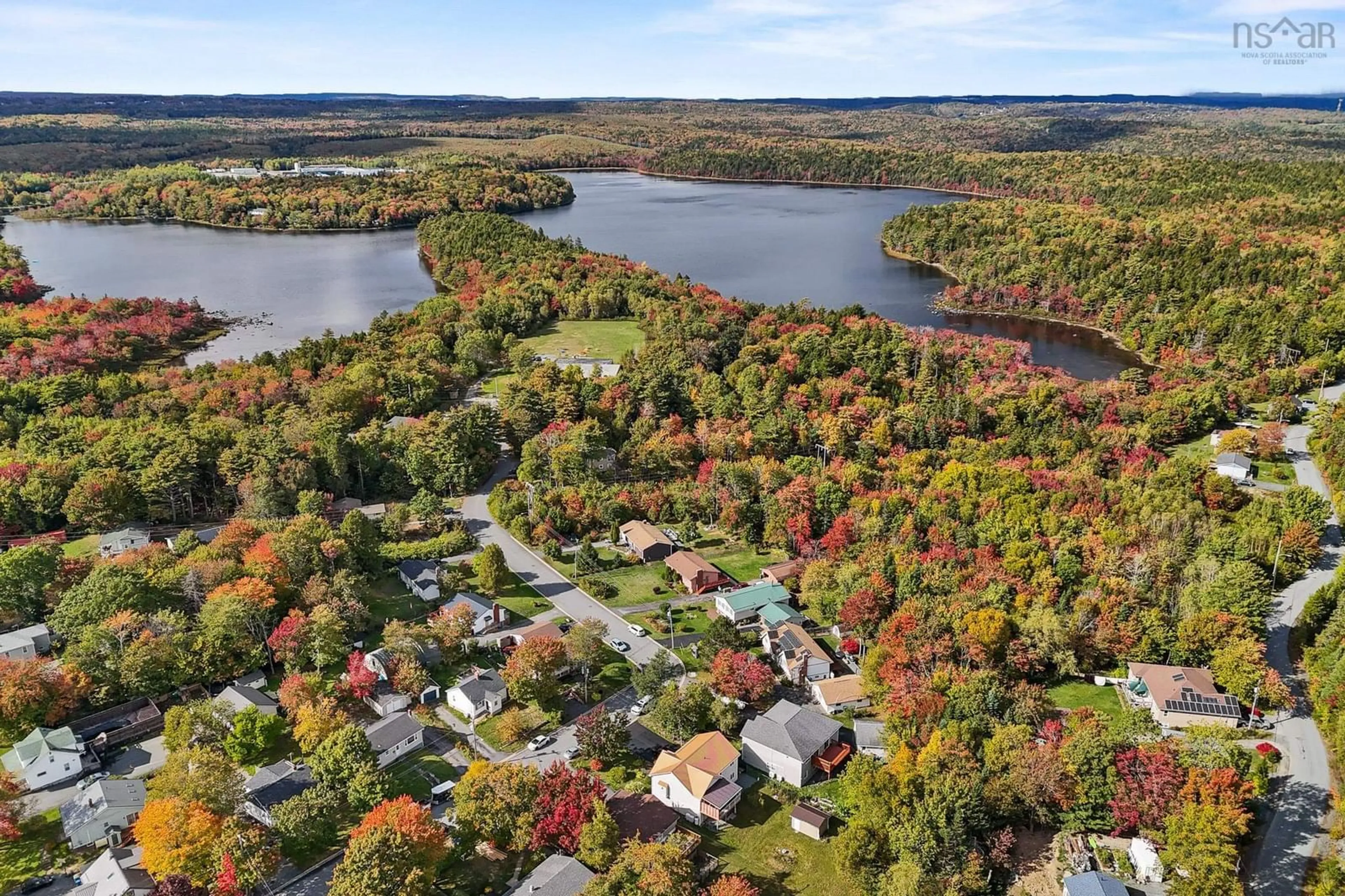A pic from outside/outdoor area/front of a property/back of a property/a pic from drone, water/lake/river/ocean view for 11 Killarney Dr, Bedford Nova Scotia B4B 1B7