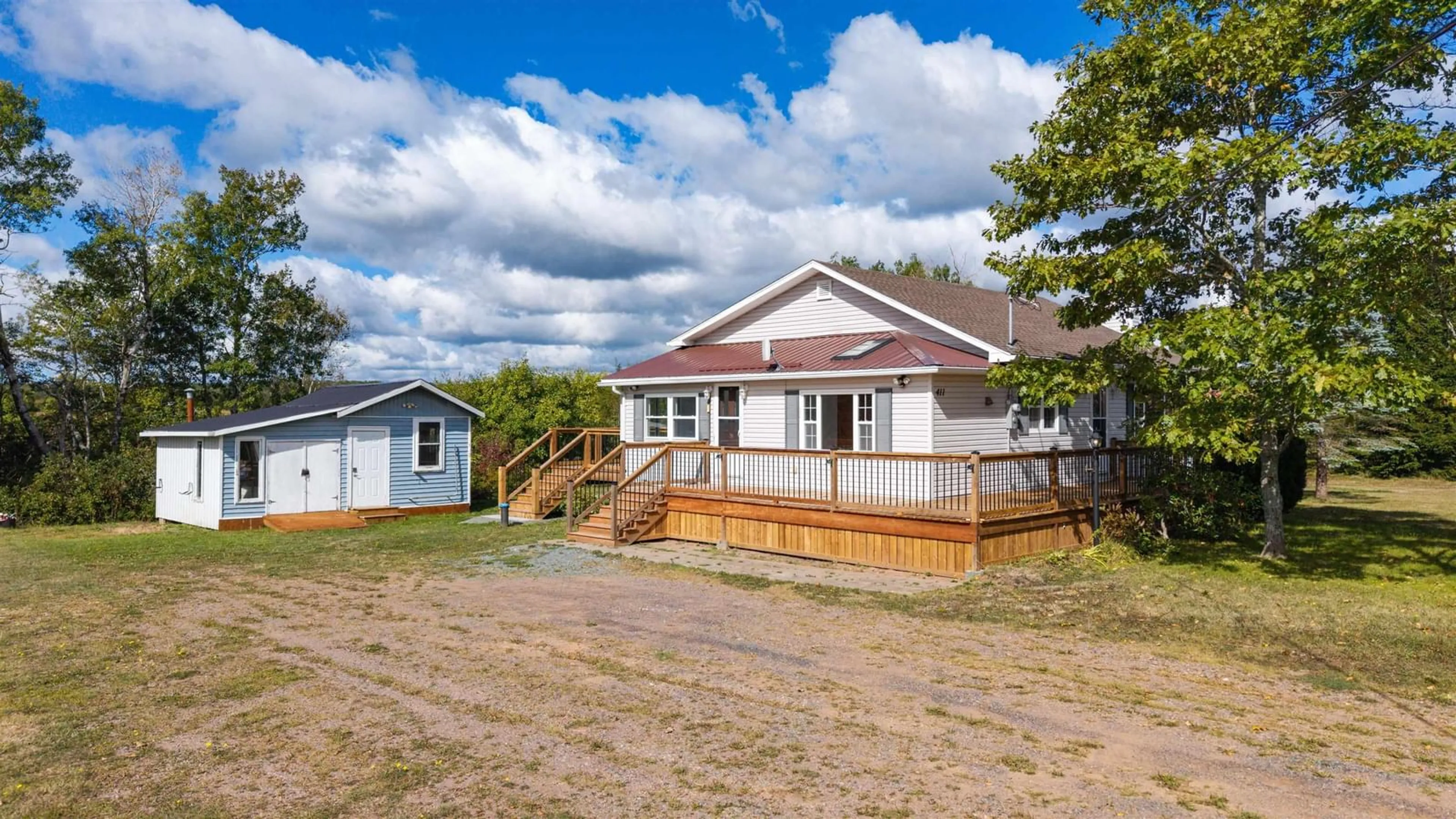 A pic from outside/outdoor area/front of a property/back of a property/a pic from drone, unknown for 411 Great Village Lornevale Rd, Great Village Nova Scotia B0M 1L0