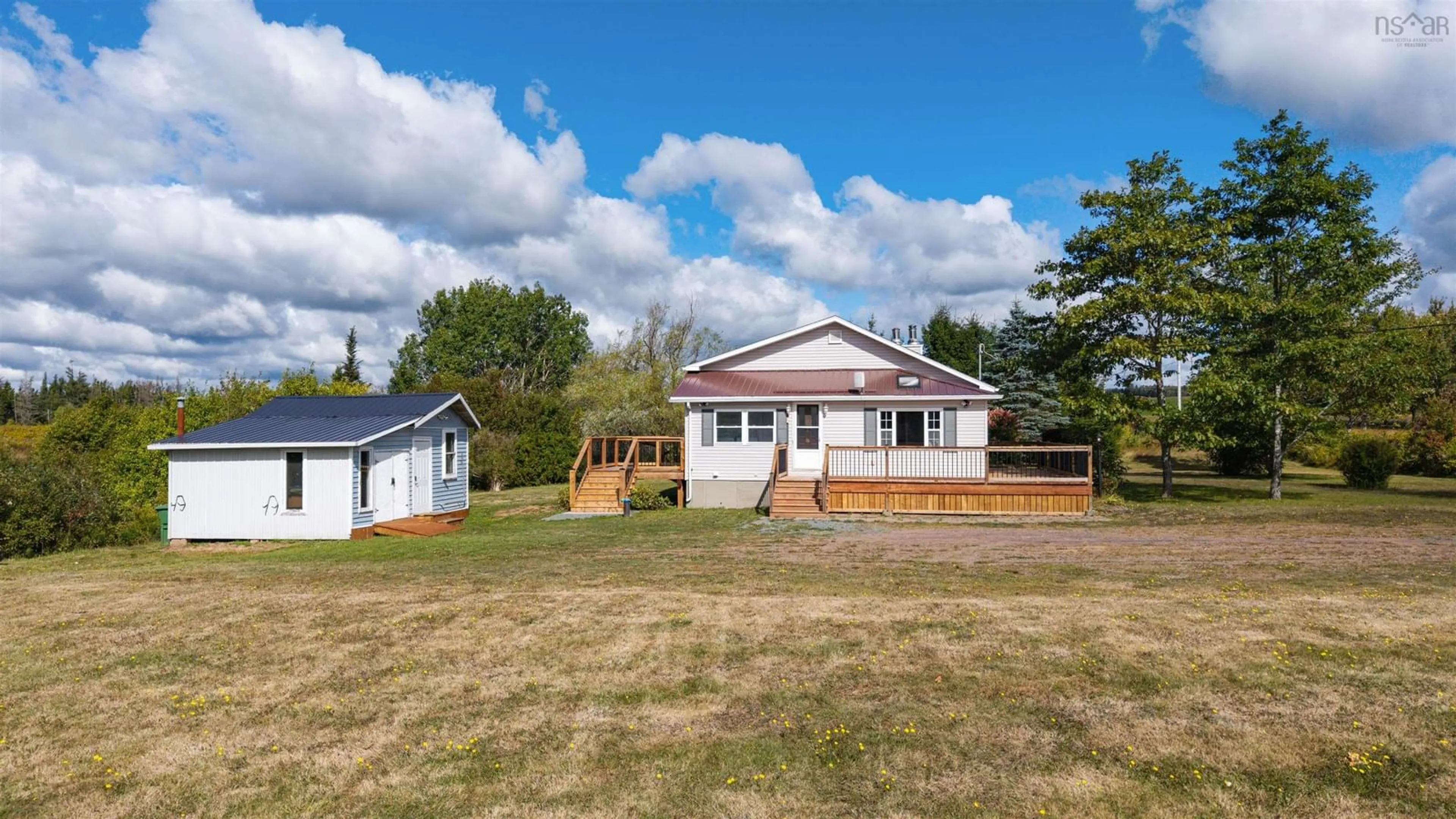 A pic from outside/outdoor area/front of a property/back of a property/a pic from drone, unknown for 411 Great Village Lornevale Rd, Great Village Nova Scotia B0M 1L0