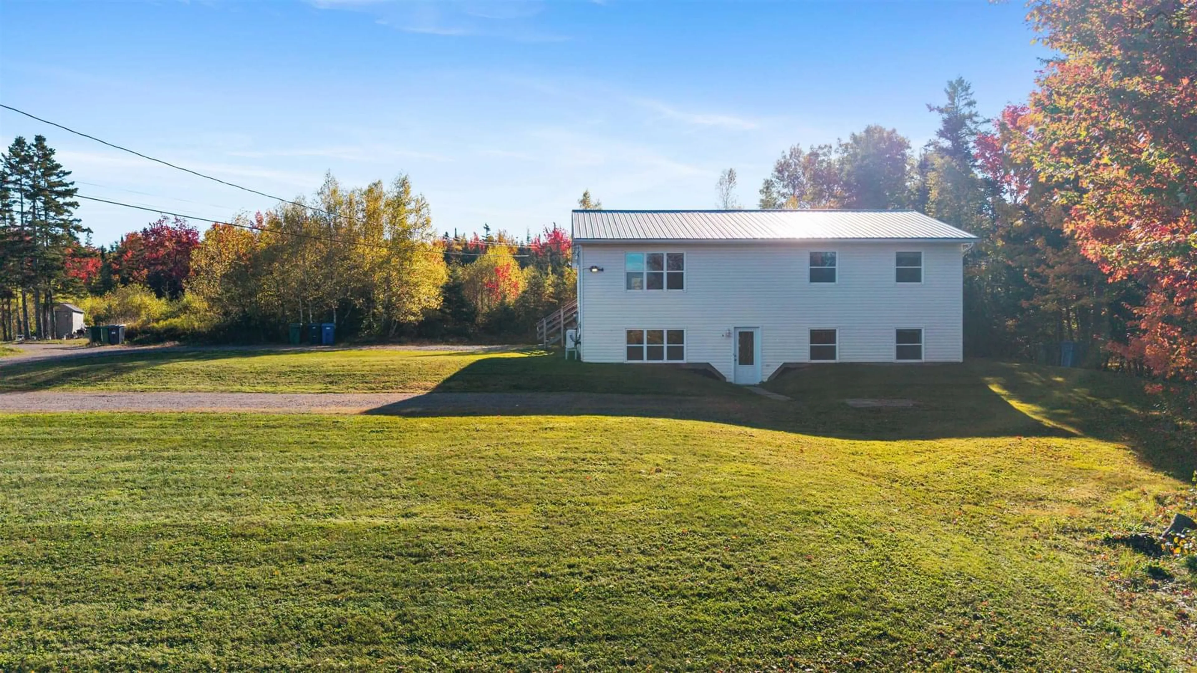A pic from outside/outdoor area/front of a property/back of a property/a pic from drone, water/lake/river/ocean view for 4/6 Elroy Lane, Hilden Nova Scotia B0N 1C0