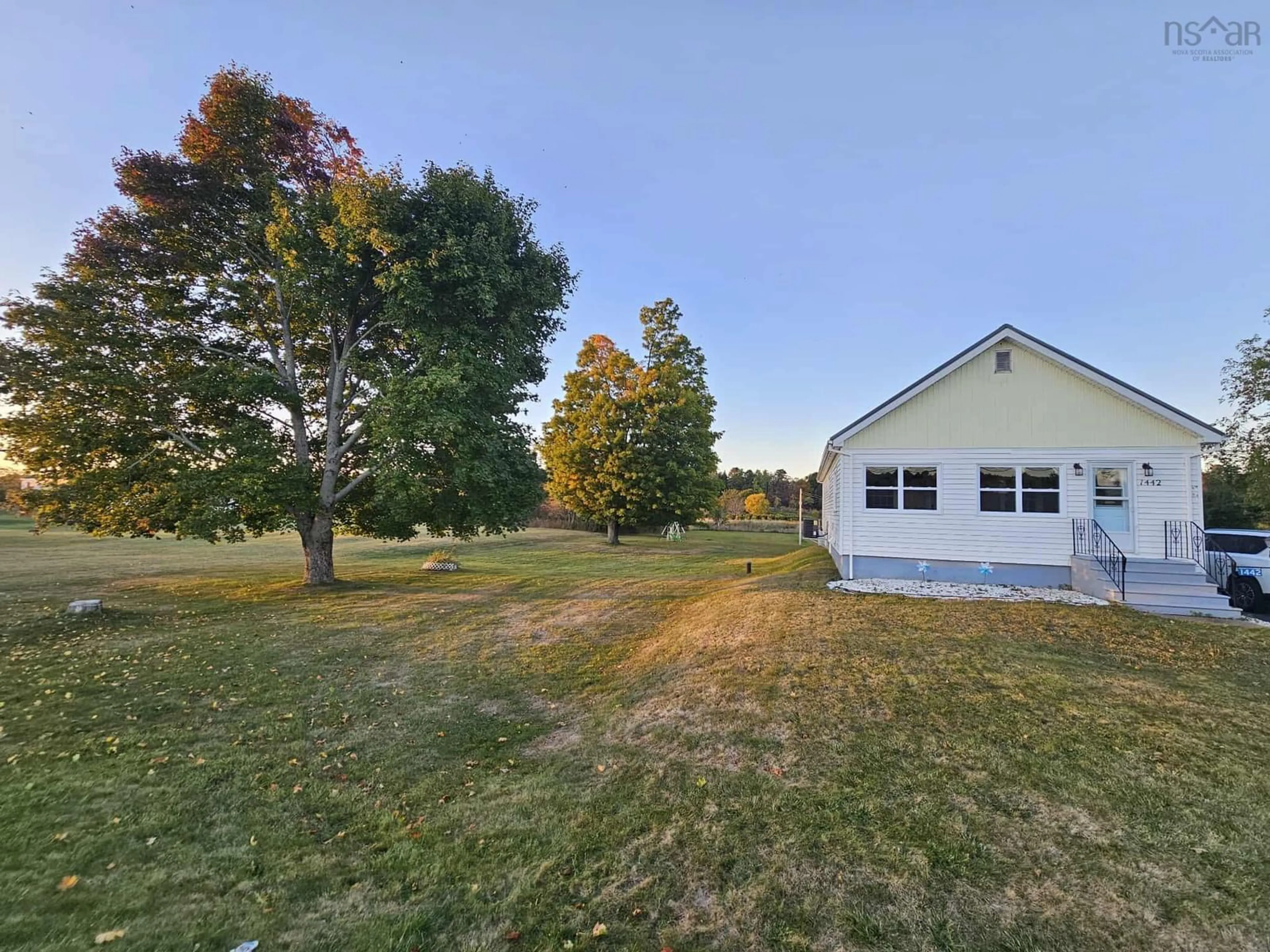 A pic from outside/outdoor area/front of a property/back of a property/a pic from drone, water/lake/river/ocean view for 1442 Salmon River Rd, Salmon River Nova Scotia B6L 4E2