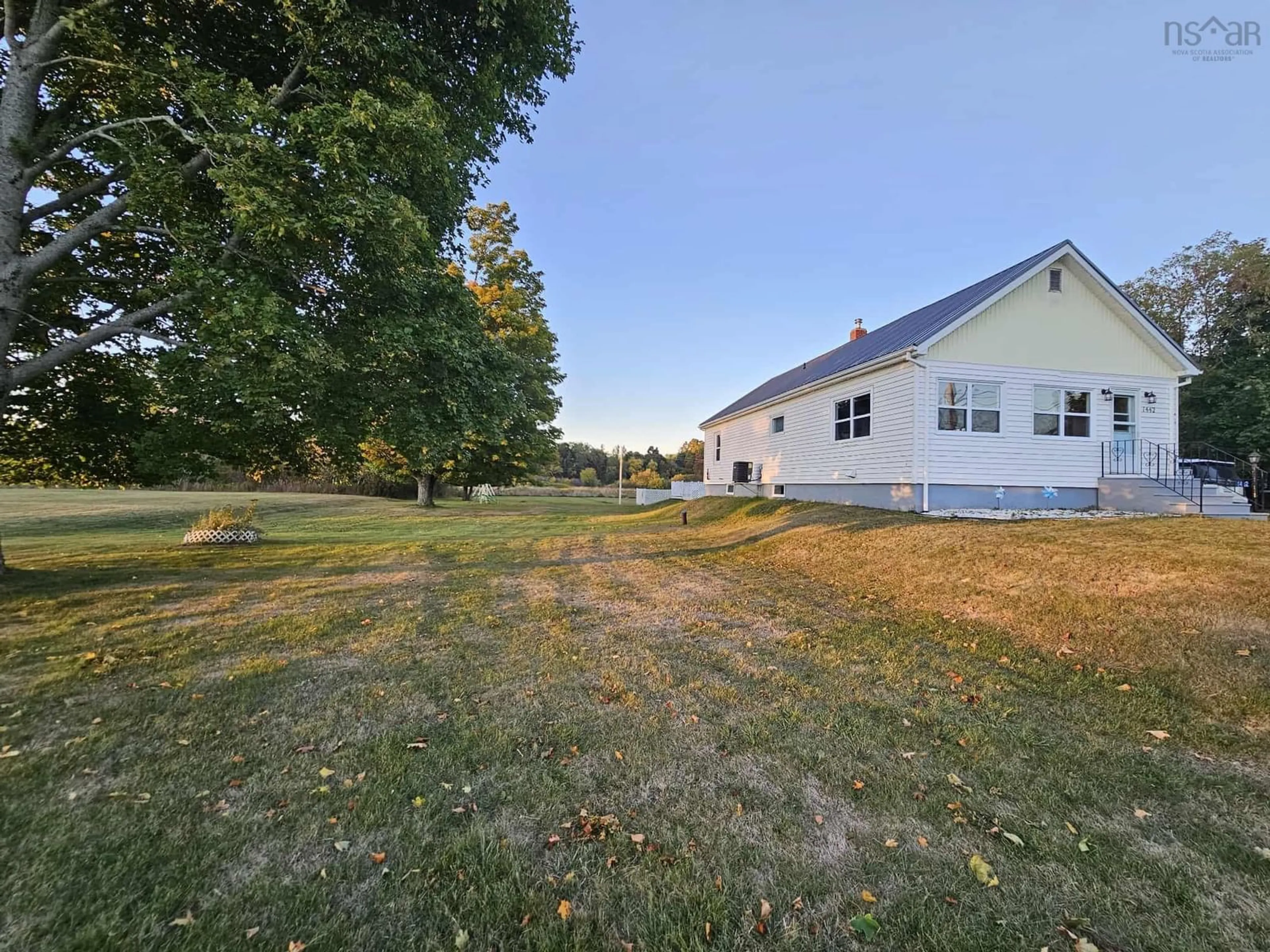 A pic from outside/outdoor area/front of a property/back of a property/a pic from drone, water/lake/river/ocean view for 1442 Salmon River Rd, Salmon River Nova Scotia B6L 4E2