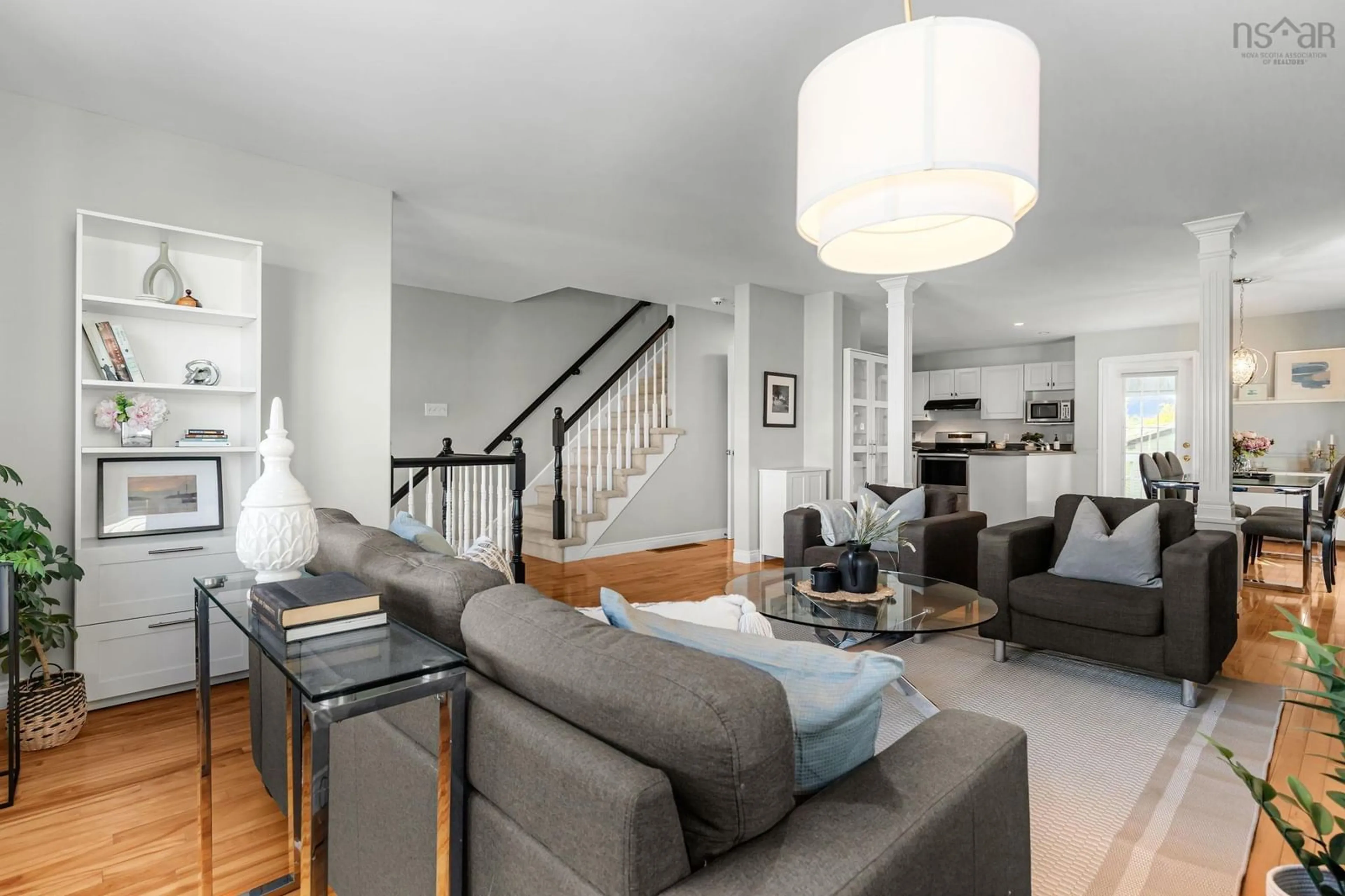 Living room with furniture, unknown for 15 Peverill Crt, Bedford Nova Scotia B4A 4G4